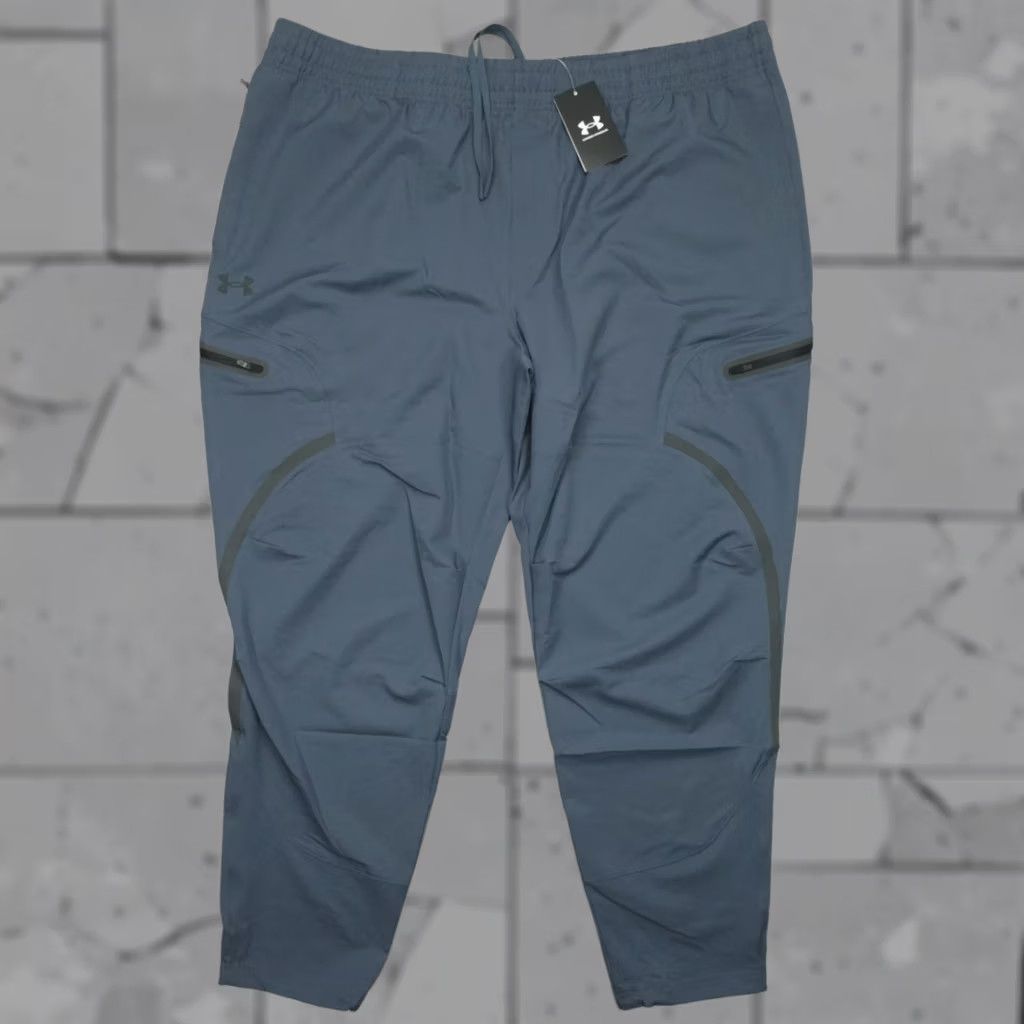 Under Armour Under Armour Unstoppable Cargo Pants Men 3XL Downpour Grey UA Storm Tapered Pants Regular Waist 44in 1390256-044 Size US 39 - 1 Thumbnail