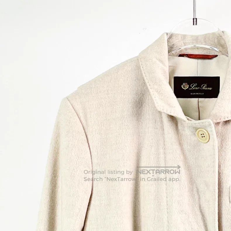 Loro Piana Loro Piana Beige Cashmere Stand Collar Coat Size S / US 4 / IT 40 - 3 Thumbnail