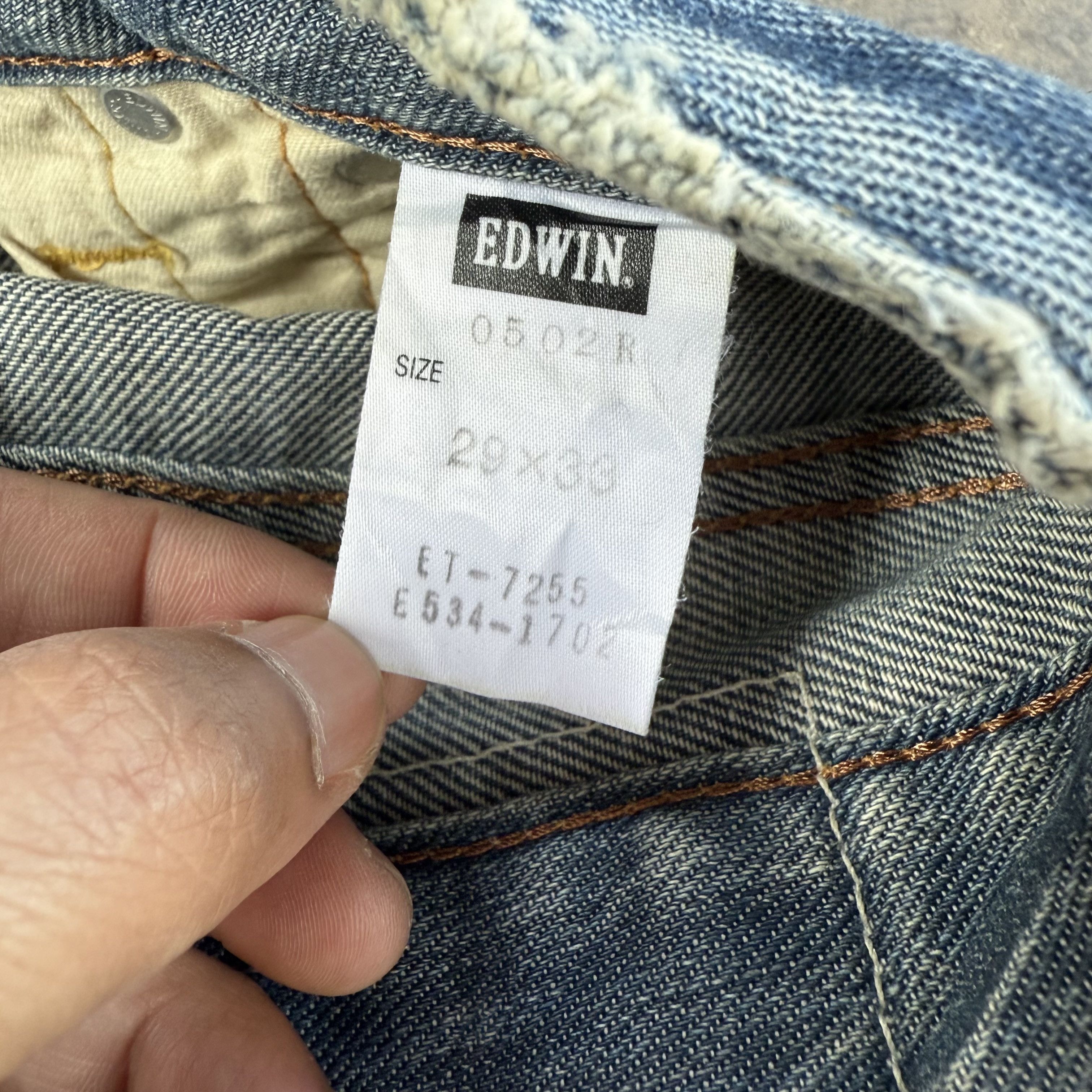 Edwin vintage Edwin distressed denim Jean pants Size US 30 / EU 46 - 12 Thumbnail