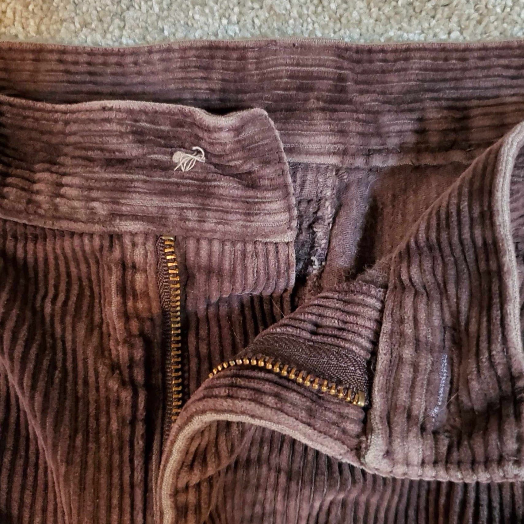 Pendleton Pendleton Mens Pants 36 Corduroy Chino Pleated Front Straight Leg Belt Loops Regular Inseam 29 Multicolor Cotton Blend Corduroy Men's Style: Chino Size US 36 / EU 52 - 3 Thumbnail