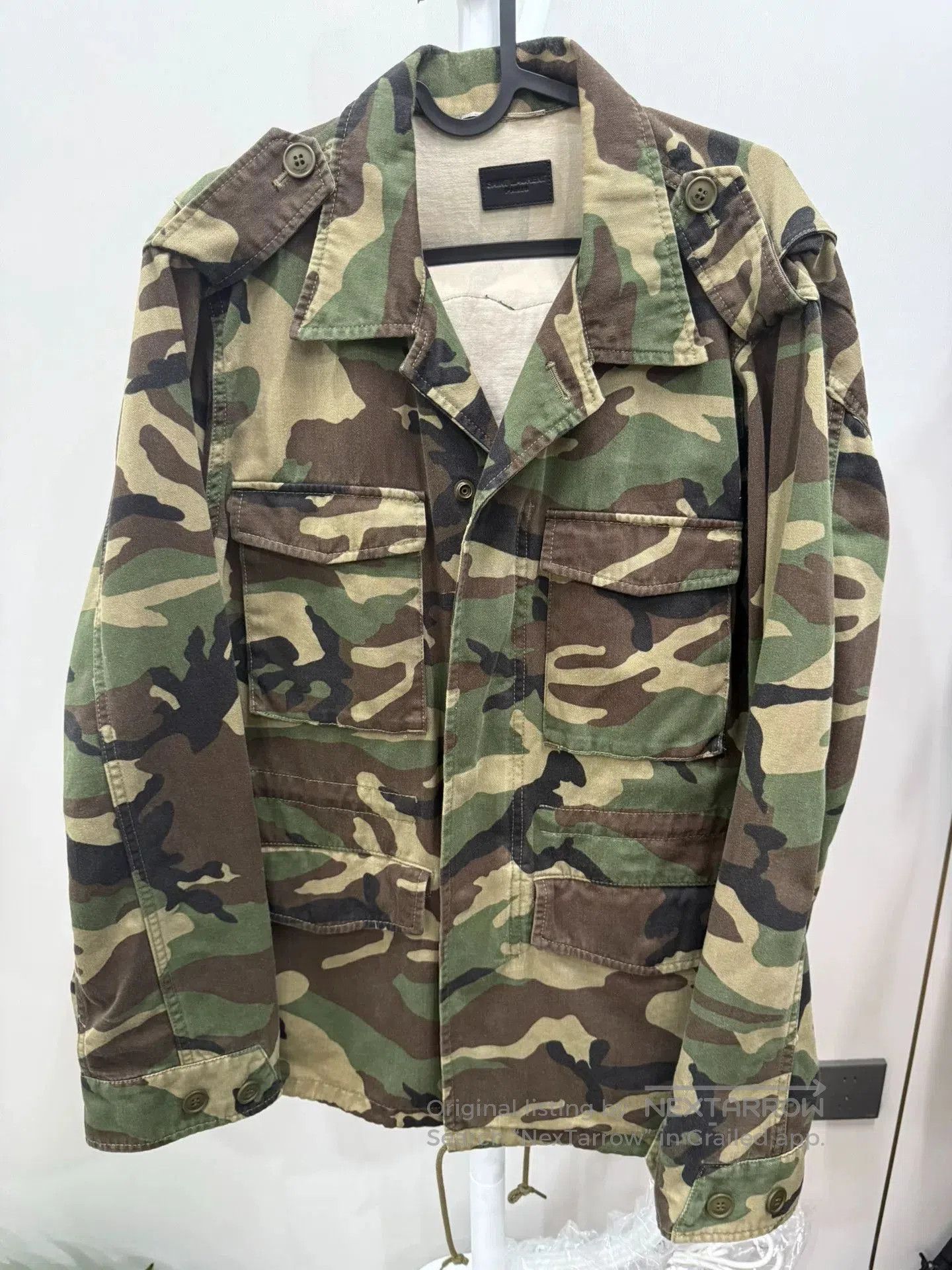 Other Saint Laurent Camouflage Love Embroidery Jacket. Size US S / EU 44-46 / 1 - 1 Thumbnail