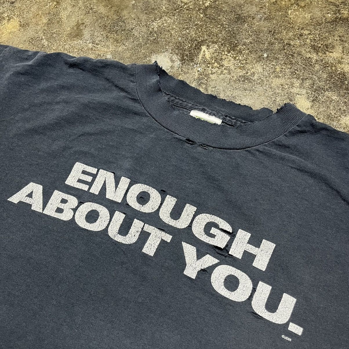 Vintage vintage thrashed enough about you narcissist tshirt Size US XL / EU 56 / 4 - 6 Thumbnail