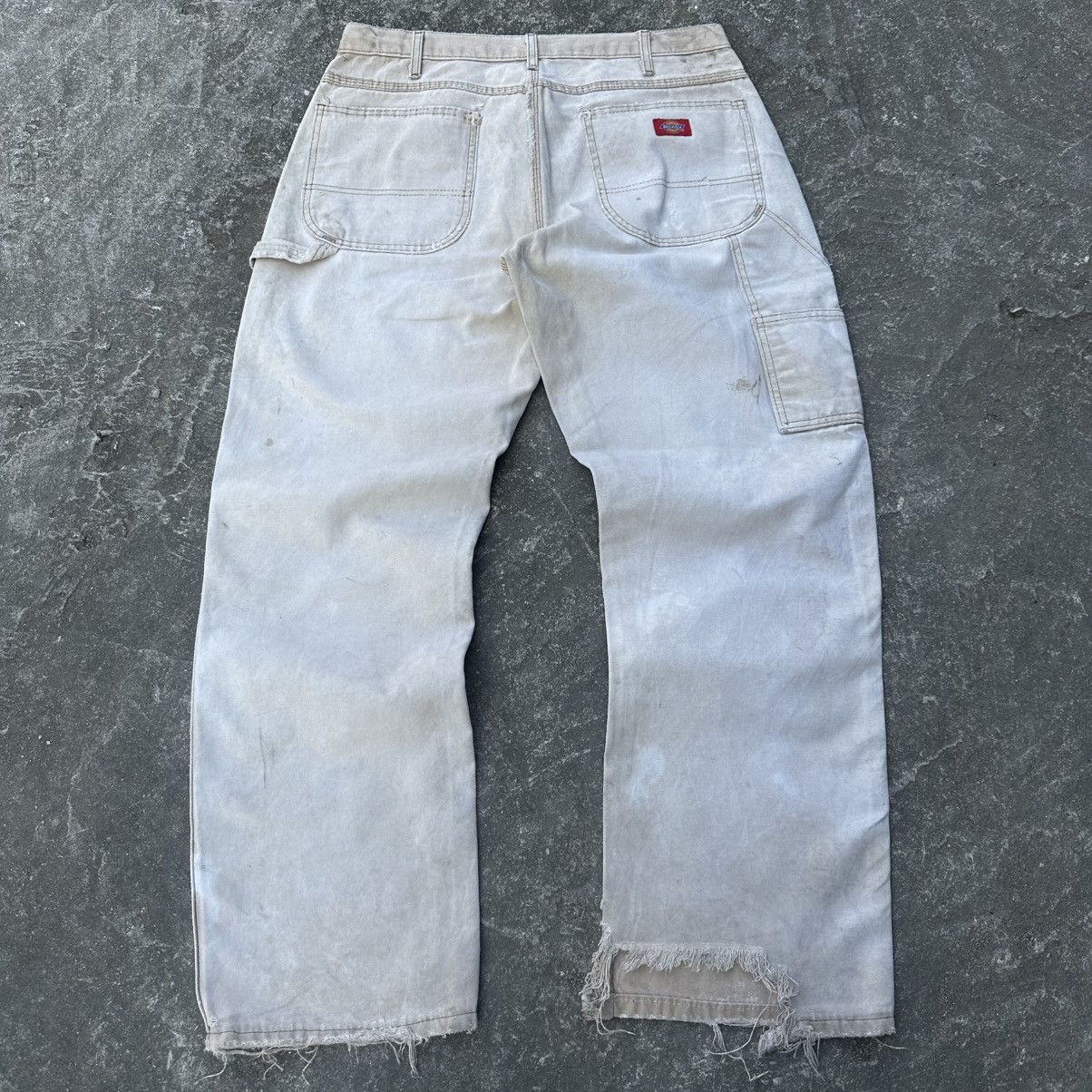 Carhartt (34x31) Grail Vintage Distressed Faded Tan Dickies Carpenter Size US 34 / EU 50 - 13 Thumbnail