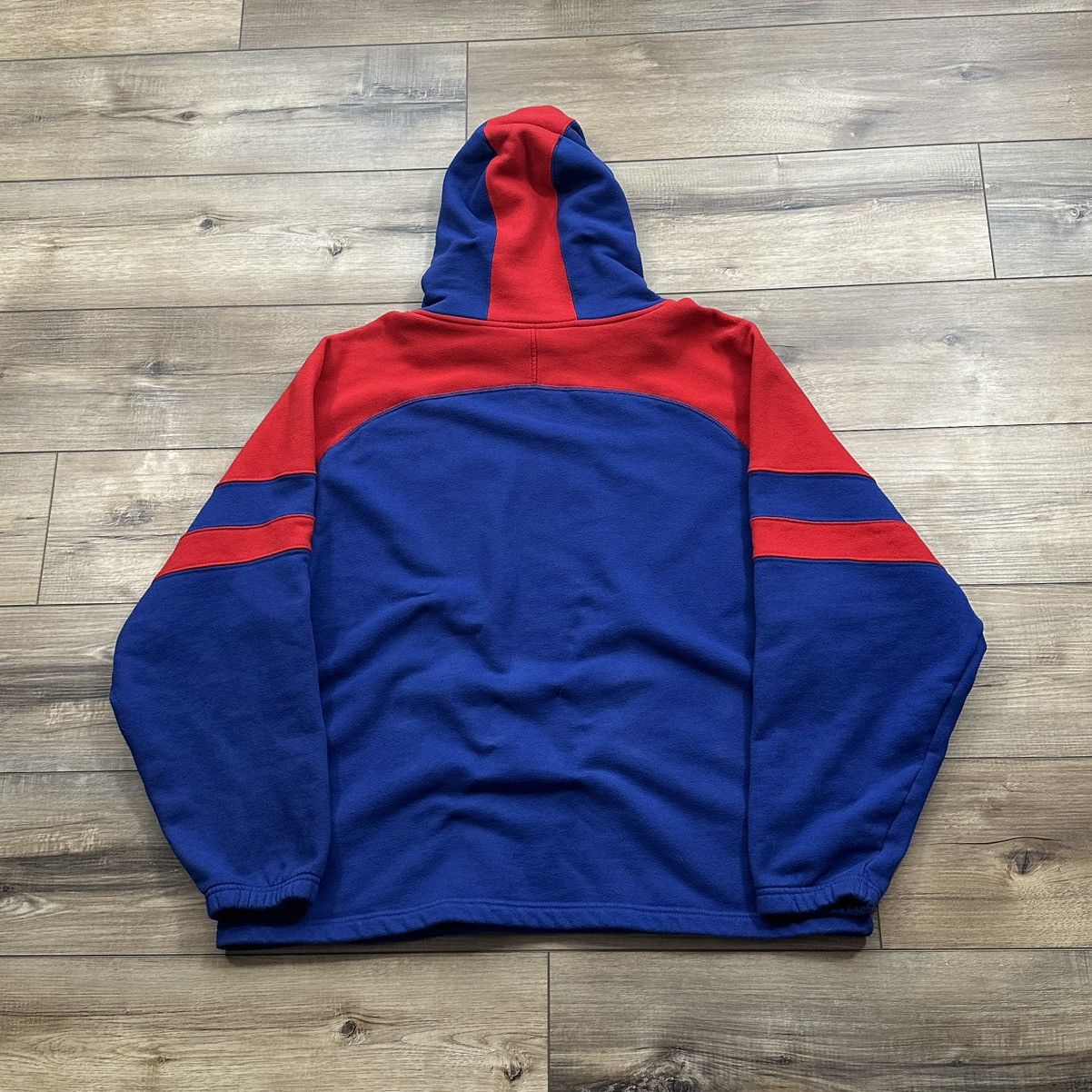 Other Vintage 90s Kansas Jayhawks Red and Blue Embroidered Hoodie Size US XL / EU 56 / 4 - 6 Thumbnail