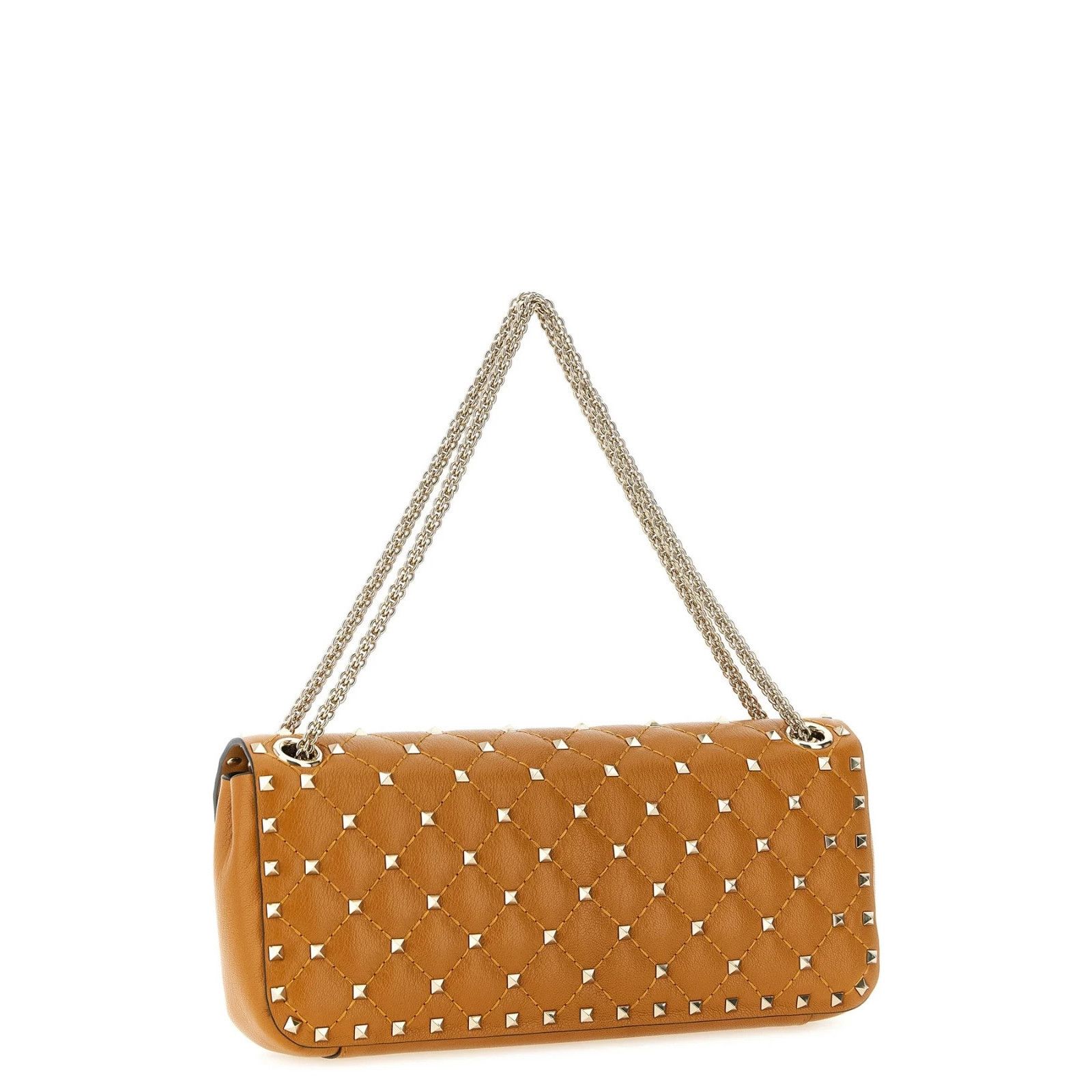 Valentino VALENTINO GARAVANI Rockstud Spike Medium Orange Leather Shou Size ONE SIZE - 5 Thumbnail