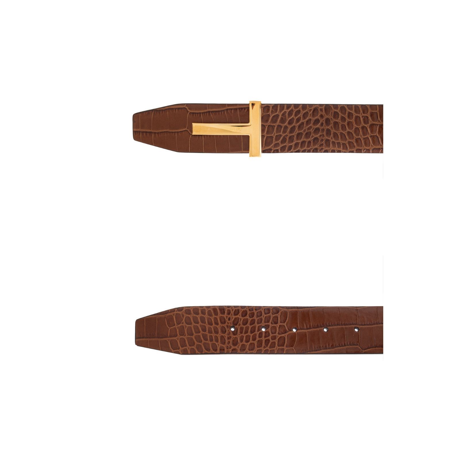 Tom Ford TOM FORD Brown Double-Sided Belt New & Authentic (Men's size Size ONE SIZE - 3 Thumbnail