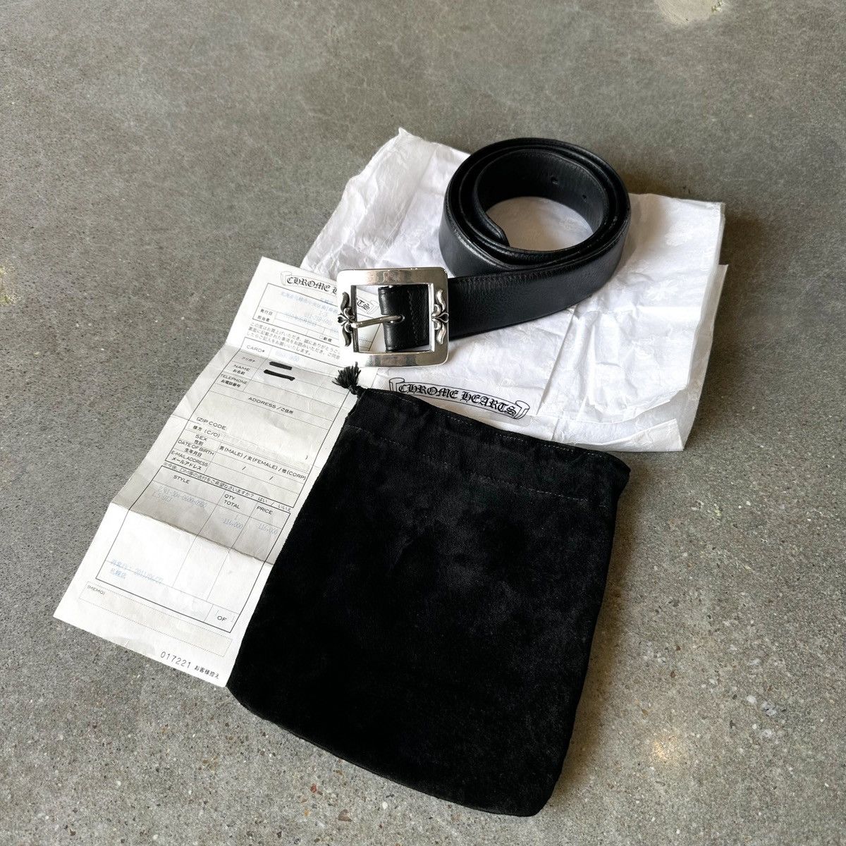 Chrome Hearts Chrome Hearts 1.5 OTJ Square Buckle Leather Belt Size 34 - 2 Thumbnail