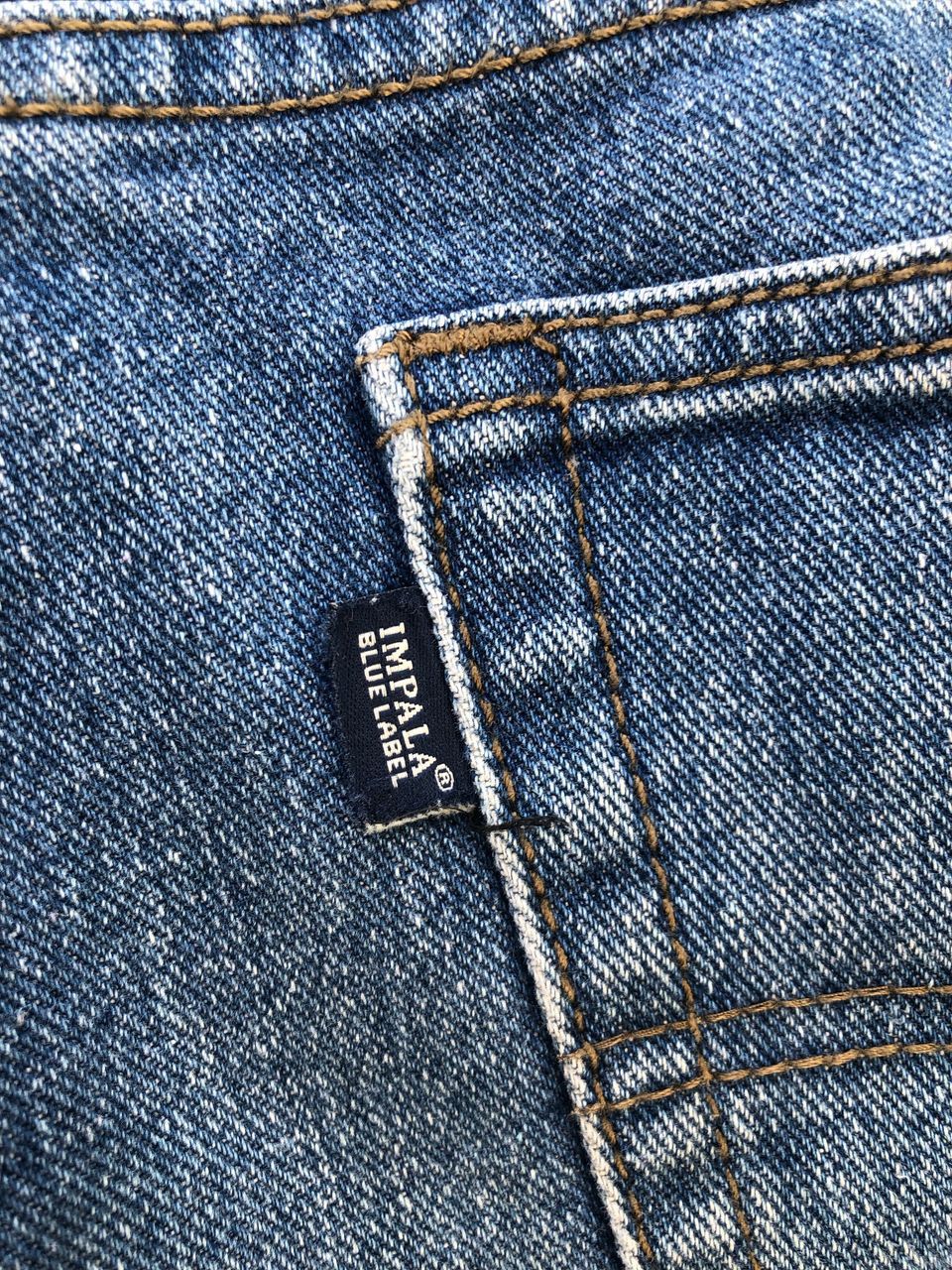 Japanese Brand × Vintage Vintage Impala Blue Label Denim Jeans Size US 34 / EU 50 - 7 Thumbnail