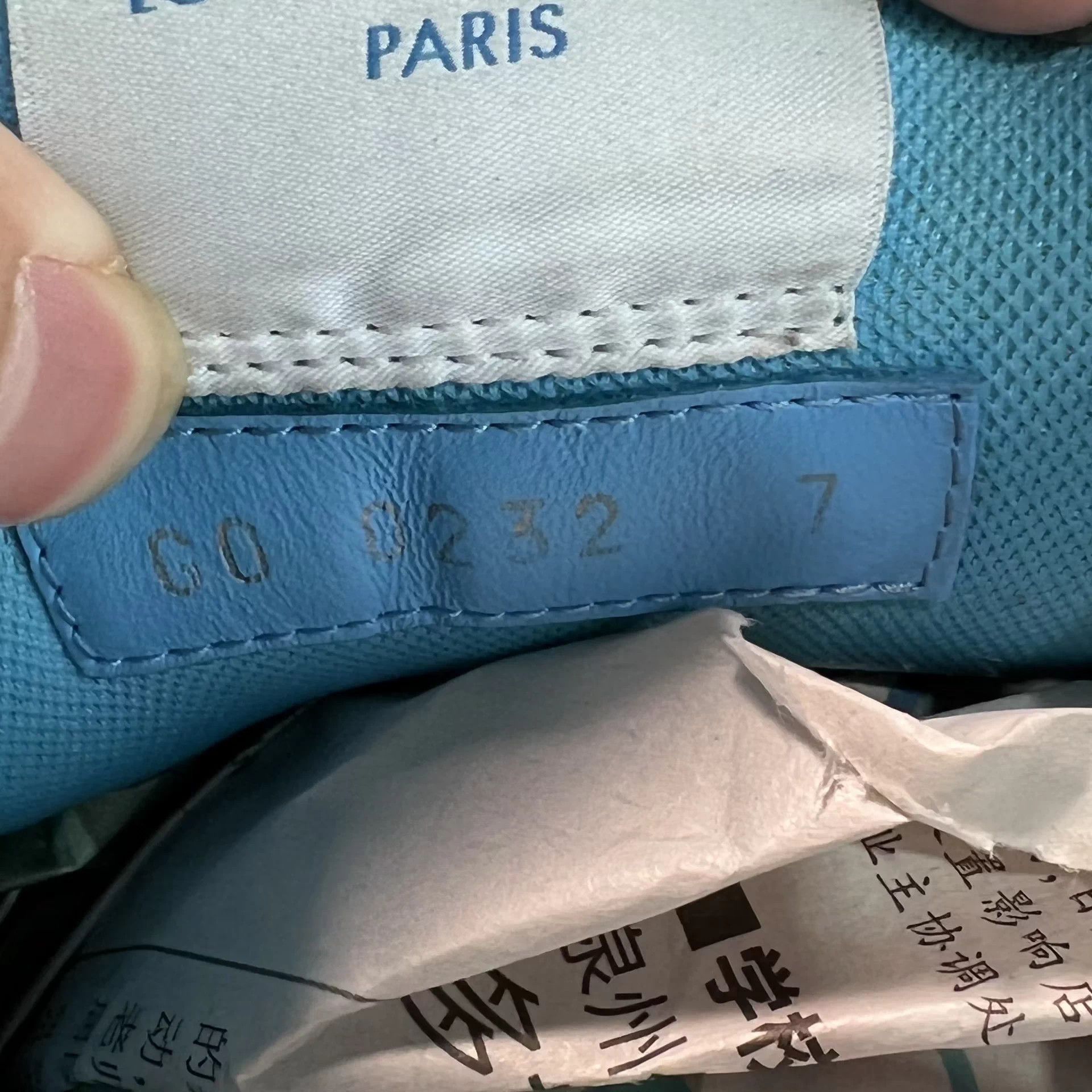 Louis Vuitton LV Trainer NC Blue/White Velcro Denim 97New UK7/41 Size US 8 / EU 41 - 8 Thumbnail