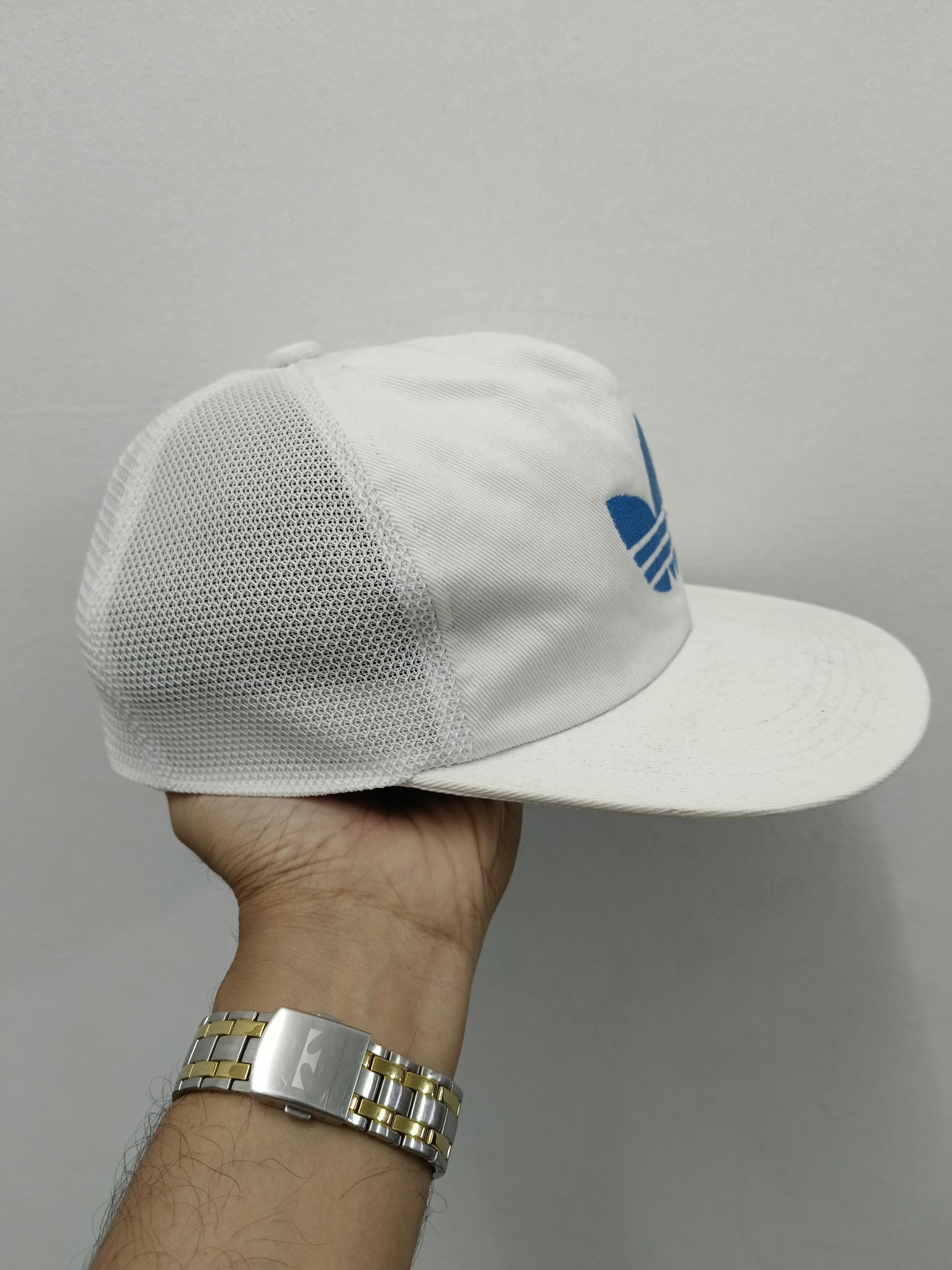 Adidas Vintage Adidas Trefoil Big Logo Cap 90s (L-59cm) Size ONE SIZE - 3 Thumbnail