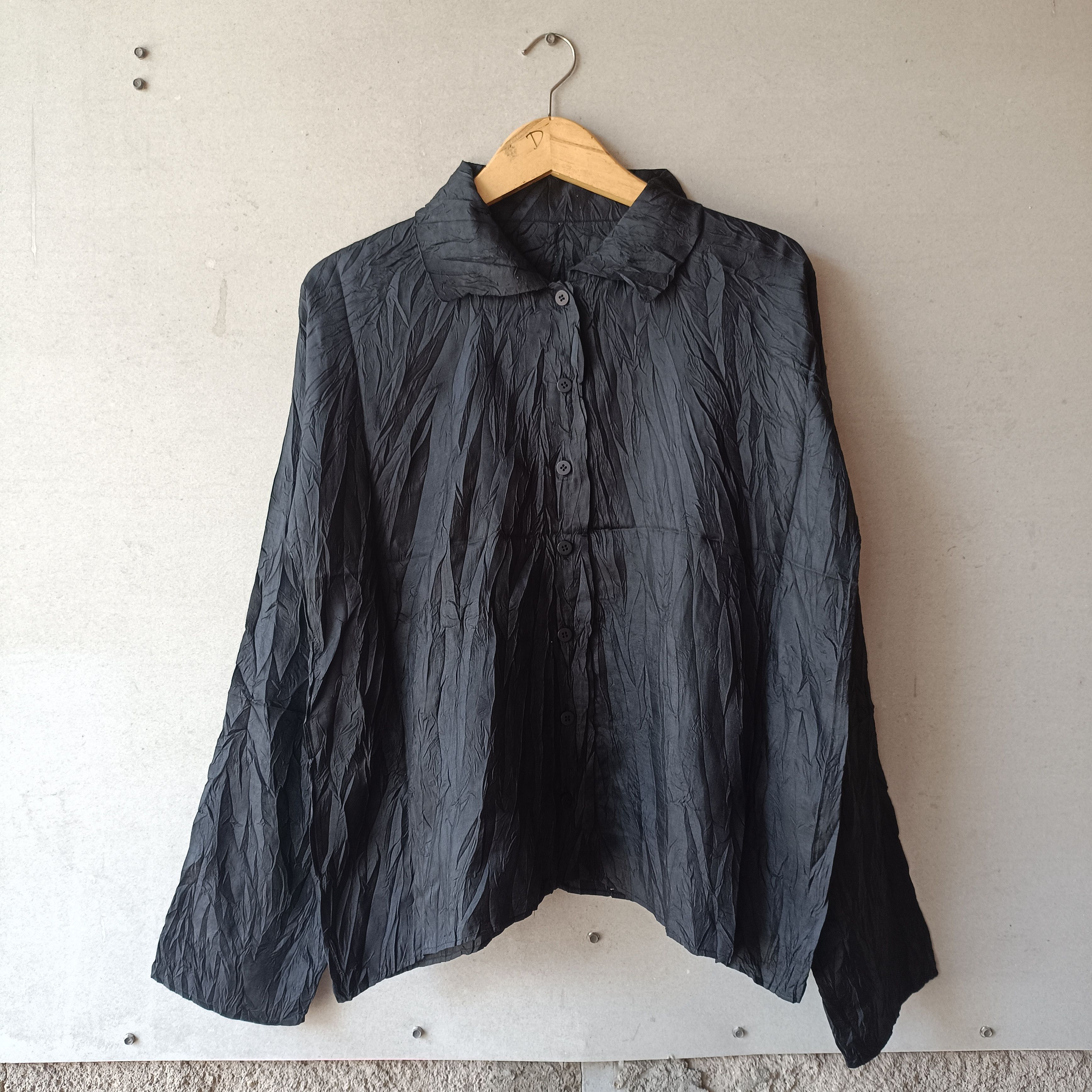 Issey Miyake ISSEY MIYAKE PLEATS PLEASE Textured COPPER CUT AND SEW LS Size M / US 6-8 / IT 42-44 - 1 Thumbnail