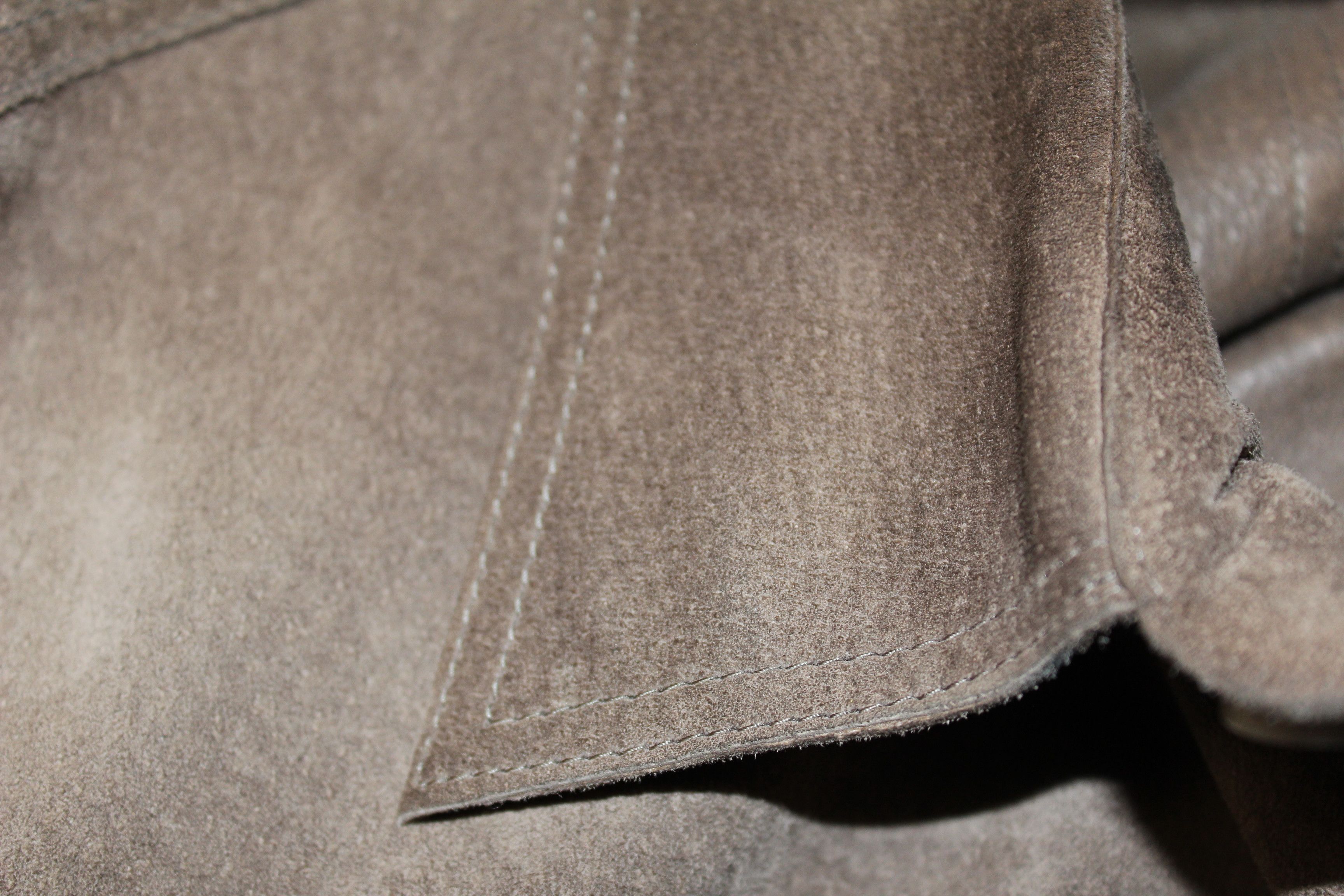 Hugo Boss Men's HUGO BOSS Brown Leather Jacket Coat Size L Size US L / EU 52-54 / 3 - 8 Thumbnail