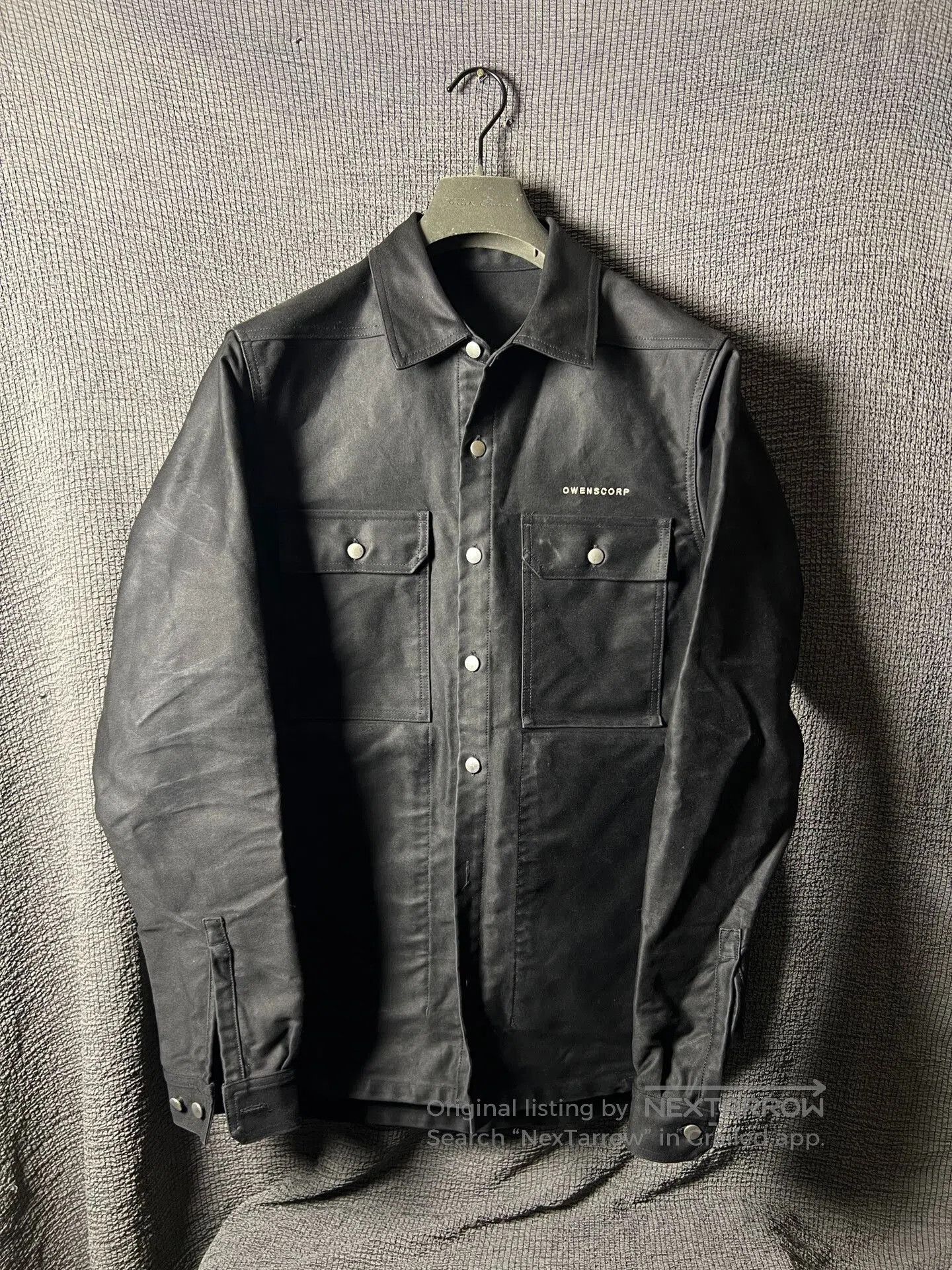 Rick Owens Rick Owens Crew Shirt in Black Satin Cotton. Size US L / EU 52-54 / 3 - 7 Thumbnail