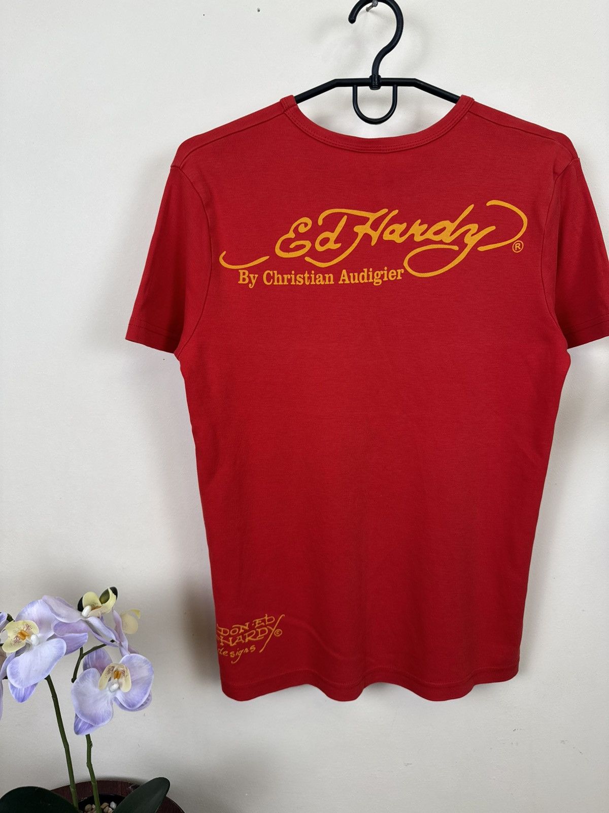 Ed Hardy Vintage Ed Hardy T shirt Women Top Heart Red Tattoo Sz S Y2K Size S / US 4 / IT 40 - 15 Thumbnail