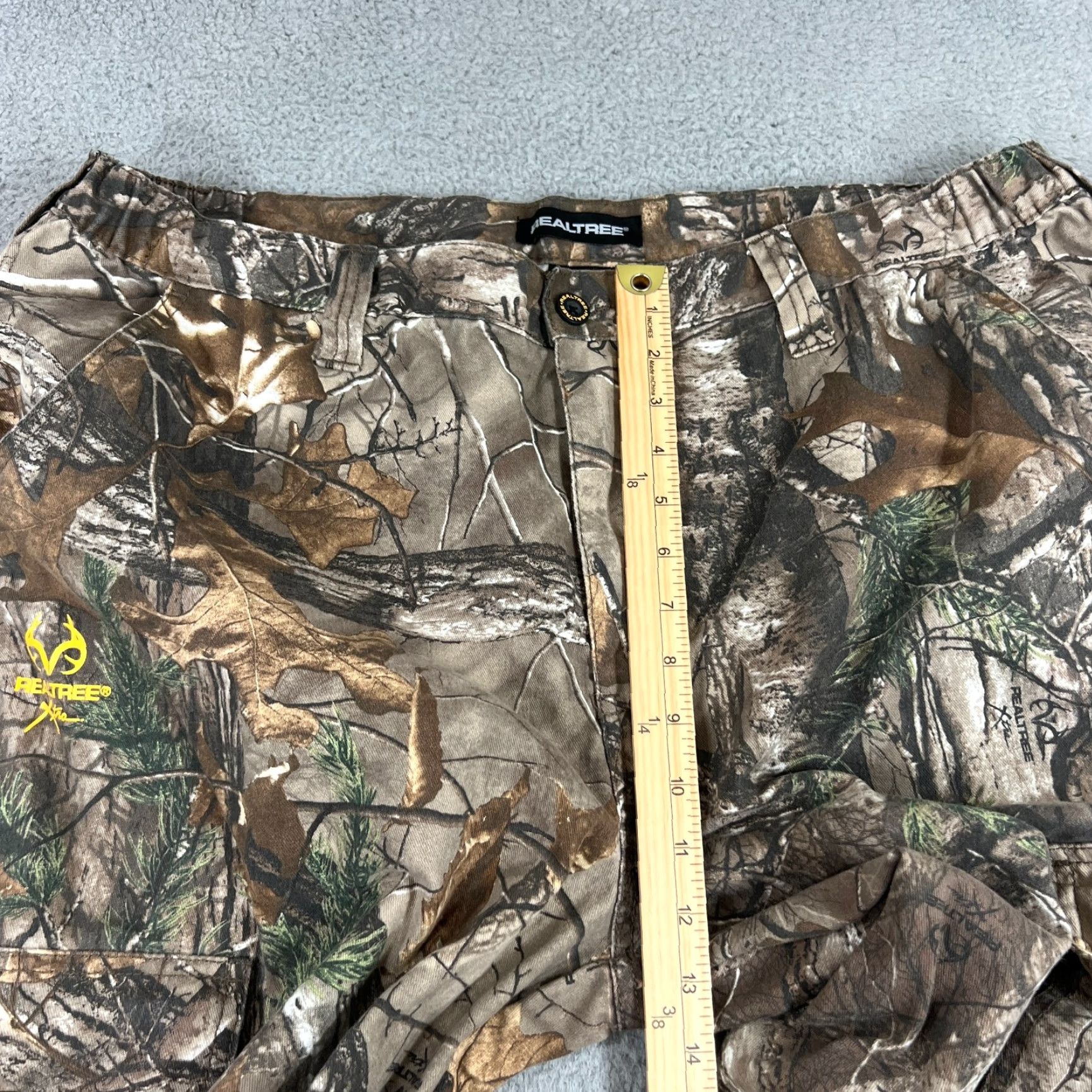 Realtree Realtree Mens XL Pants Green Camouflage 40-42 Pockets Cargo Hunting Outdoor Classic Style Ankle Straight Bagged? No. Size US 40 / EU 56 - 4 Thumbnail