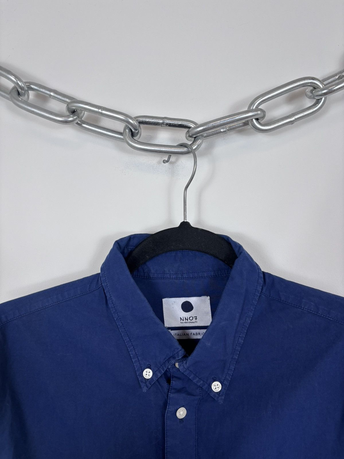 NN07 NN07 No Nationality New Derek Men’s Blue Long Sleeve Shirt Size US M / EU 48-50 / 2 - 4 Thumbnail