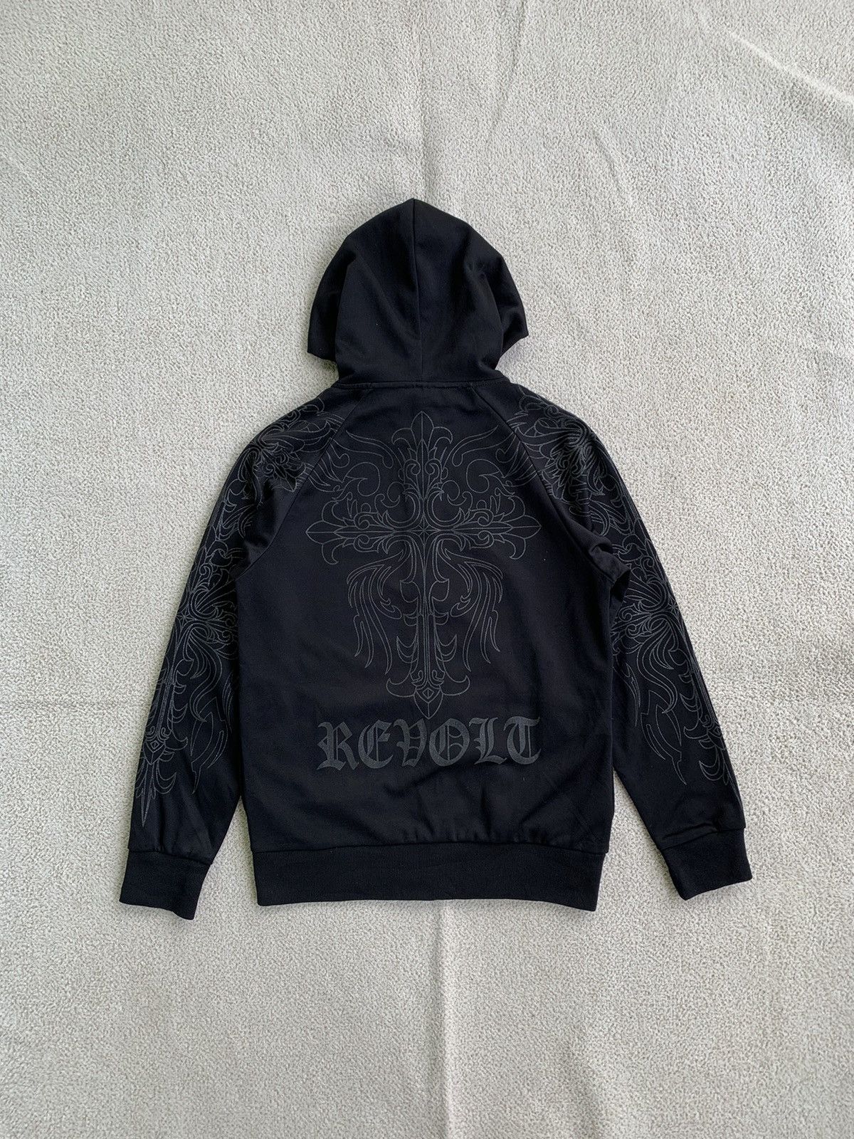 If Six Was Nine × Japanese Brand × Le Grande Bleu (L.G.B.) Vtg Y2k Clash Crossing Revolt Poem Zipper Hoodie Size US L / EU 52-54 / 3 - 2 Thumbnail