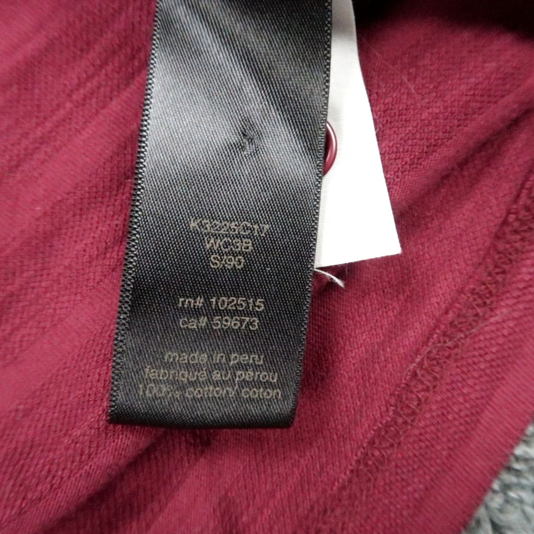 John Varvatos VINTAGE John Varvatos Shirt Mens Medium Red Striped Polo Short Sleeve Luxury Designer Size US M / EU 48-50 / 2 - 4 Thumbnail