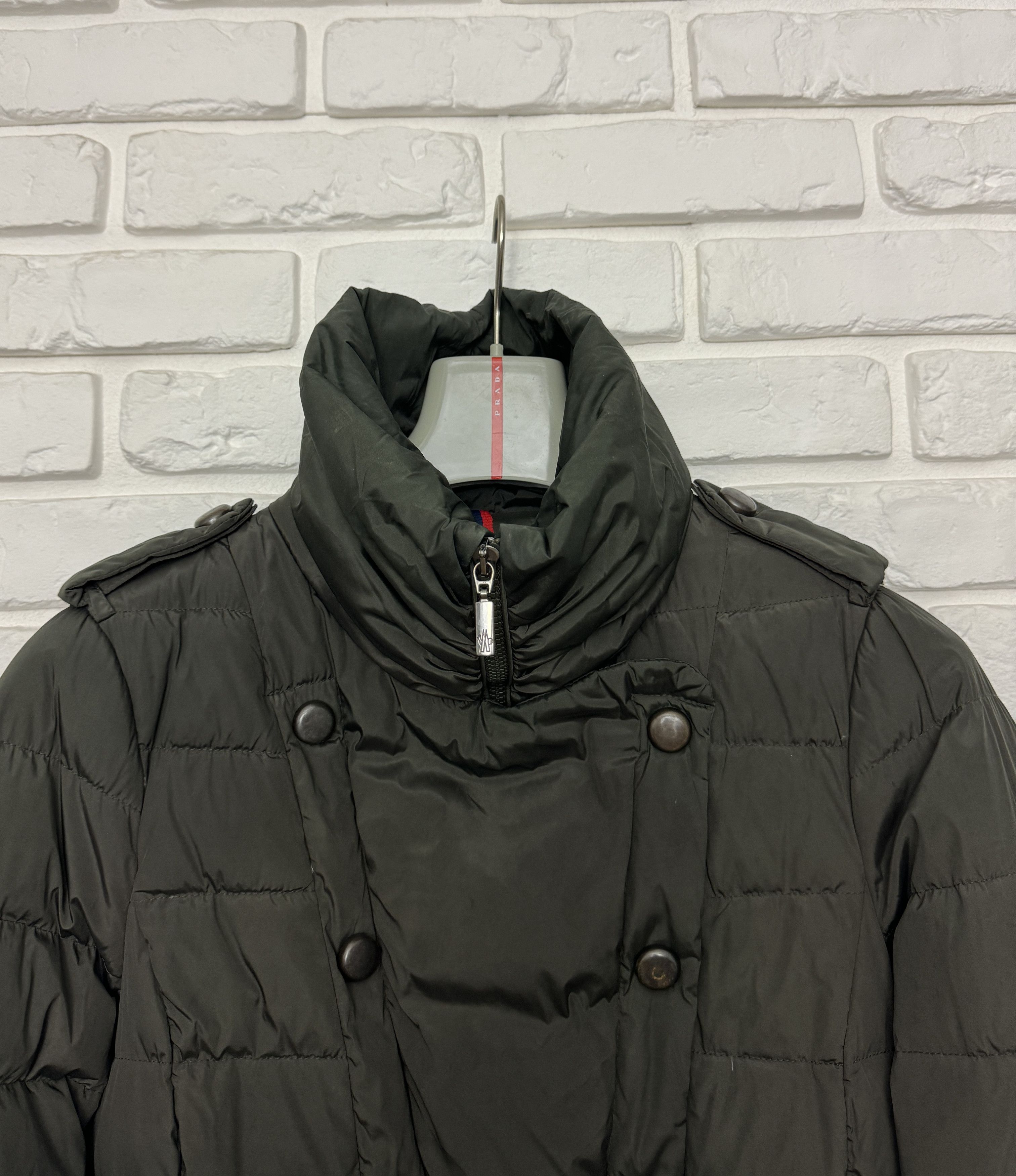 Moncler Moncler Rosean Double Breasted Jacket Puffer Olive Size 1 Size S / US 4 / IT 40 - 3 Thumbnail