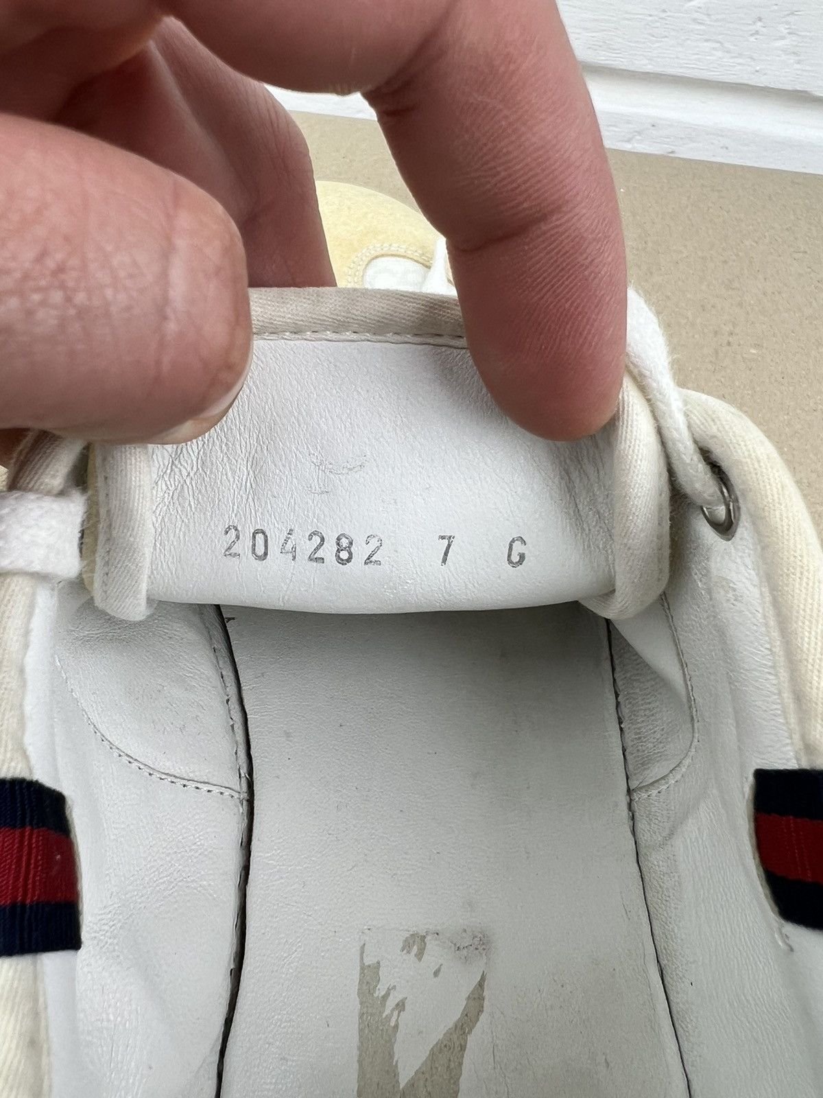 Gucci GUCCI Sneakers Suede Shoes GG Monogram Supreme Canvas White Size US 7.5 / EU 40-41 - 20 Thumbnail