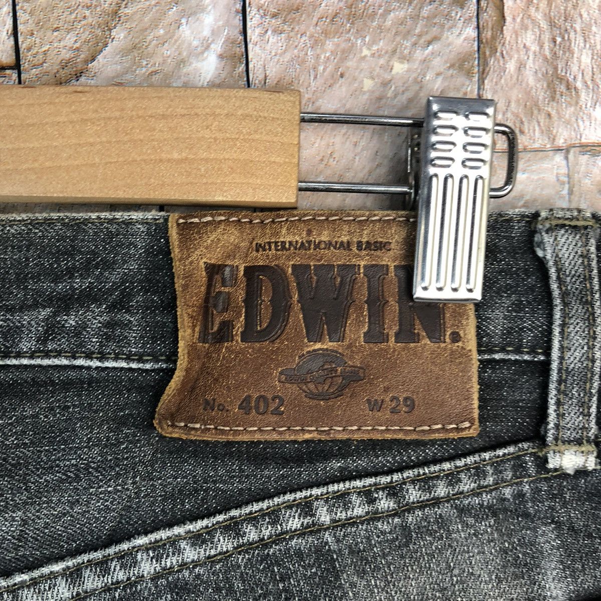 Edwin Edwin Black ripped distressed Denim Pants #A1035 Size US 29 - 19 Thumbnail