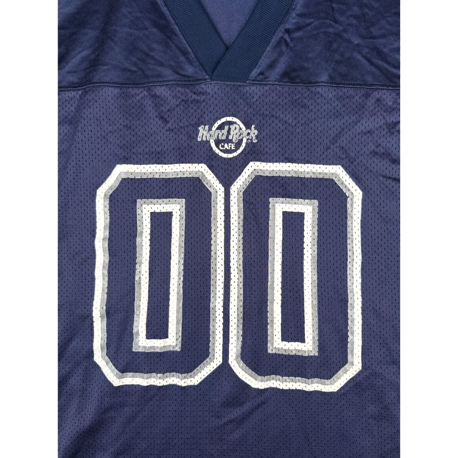 Hard Rock Cafe VINTAGE Hard Rock Cafe Football Jersey Adult Large Blue #00 Denver Made USA Shirt Mens L Blue Football USA 00 Denver Hard Rock Cafe Jersey Size US L / EU 52-54 / 3 - 6 Thumbnail
