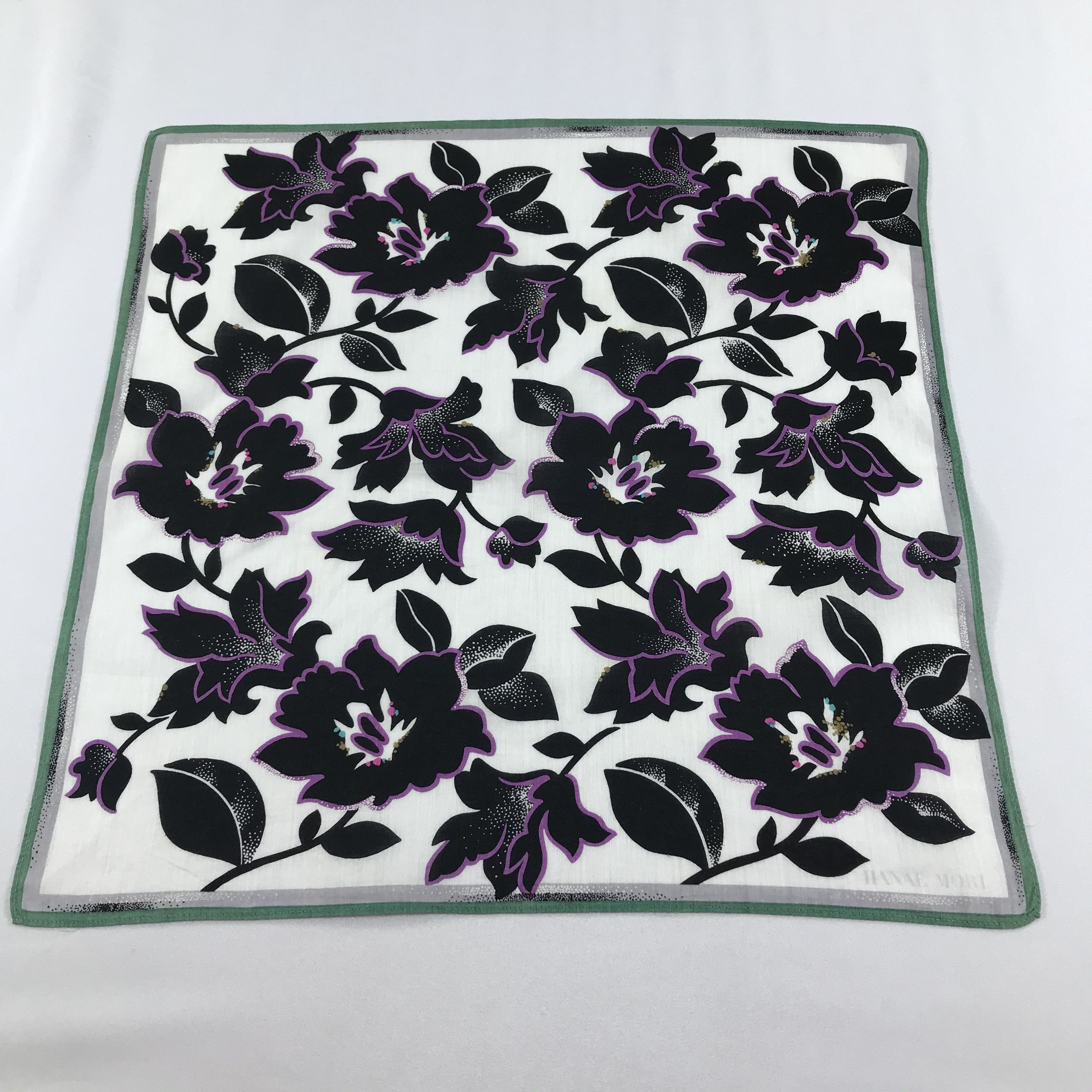 Hanae Mori Hanae Mori Handkerchief Neckerchief Bandana H1021 Size ONE SIZE - 1 Thumbnail