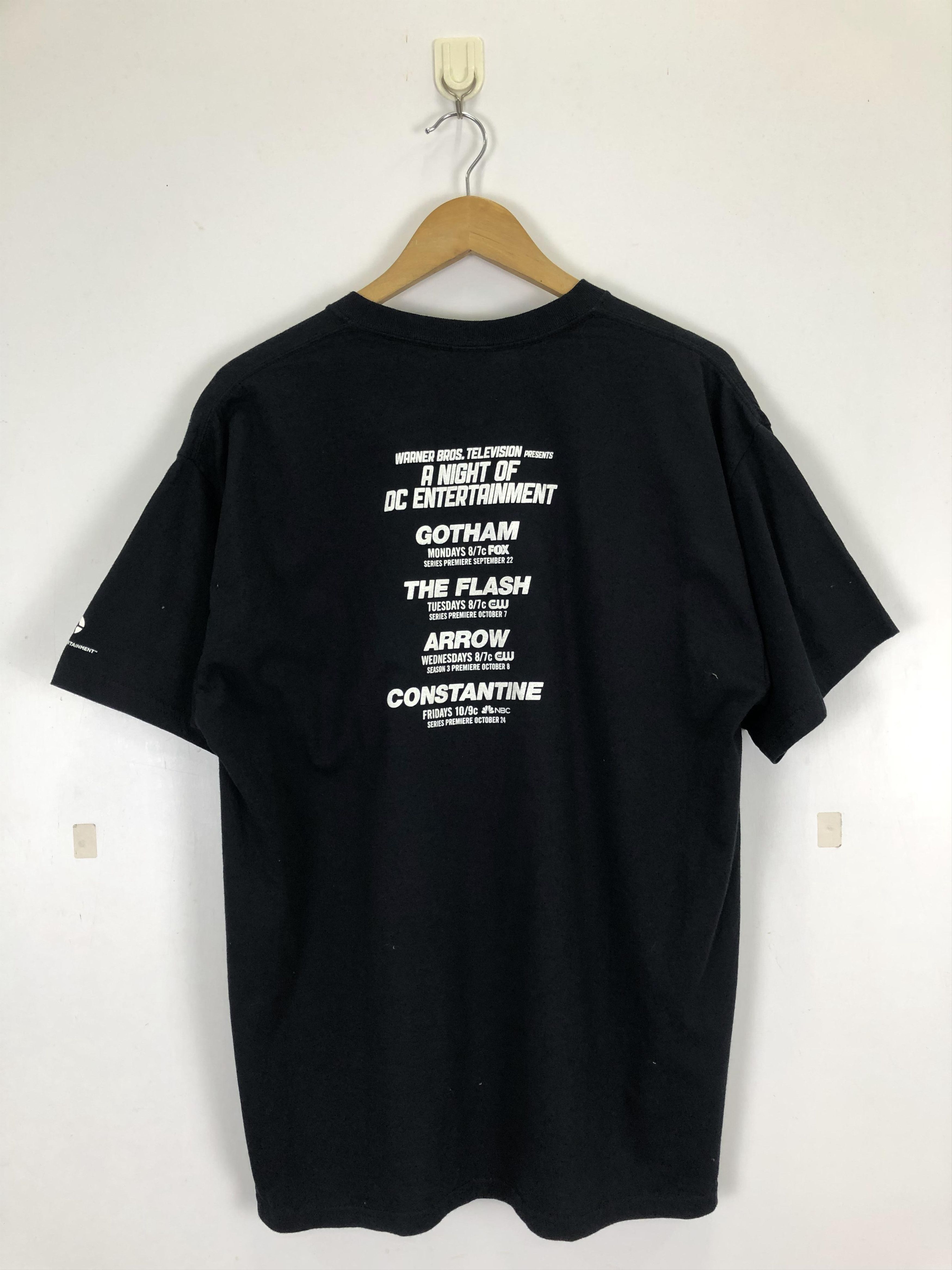 DC Comics × Vintage × Warner Bros Vintage Warner Bros DC Entertainment Superhero Tee TA0361 Size US XL / EU 56 / 4 - 3 Thumbnail