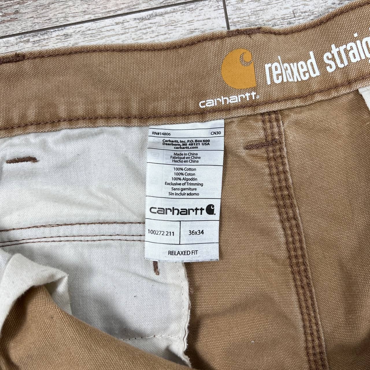 Carhartt Vintage Cargo Carhartt Workwear Pants Relax Fit Size US 36 / EU 52 - 16 Thumbnail