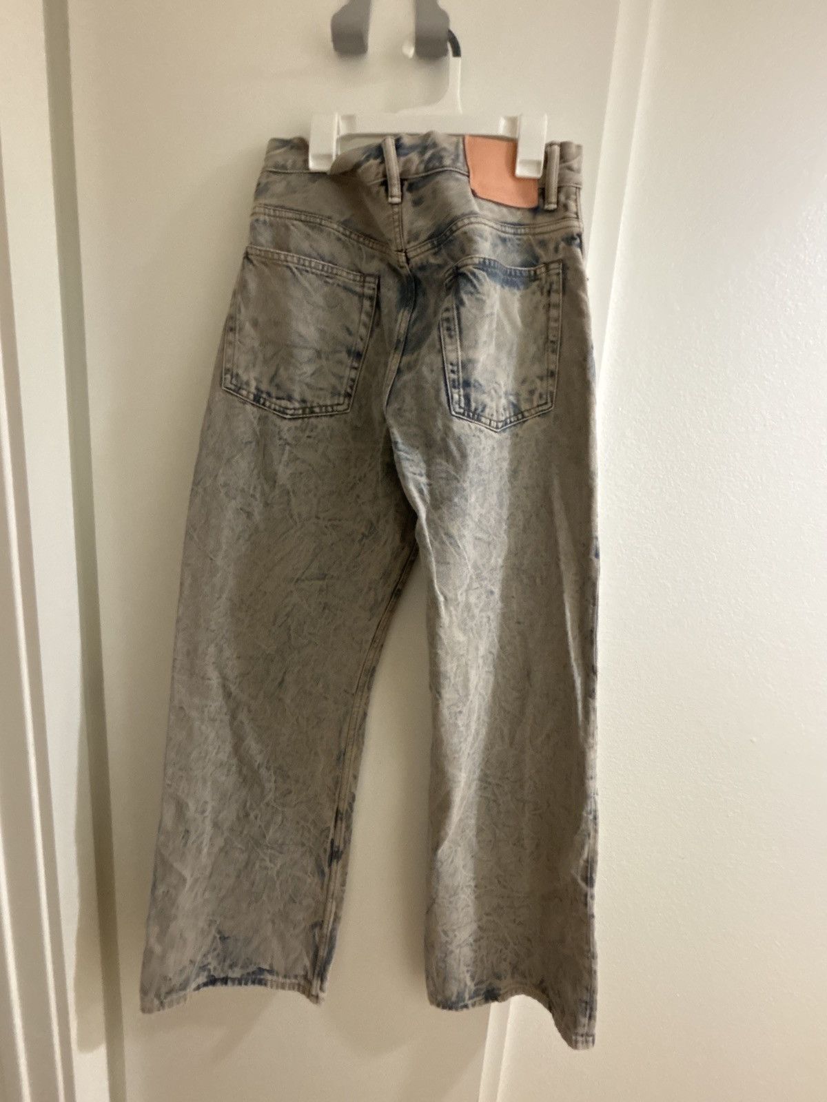 Acne Studios 2021M Rocky Road Beige Flared Jeans