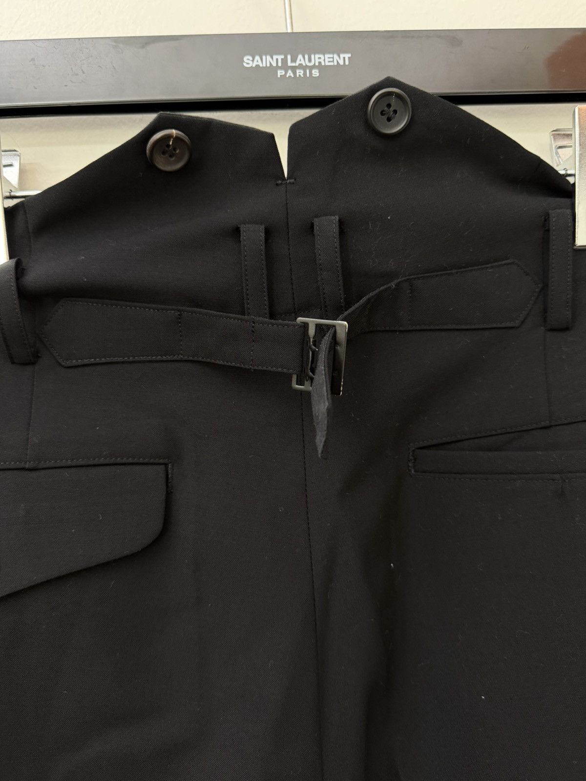 Yohji Yamamoto 90s Wide Tapered Trousers Size US 30 / EU 46 - 5 Thumbnail