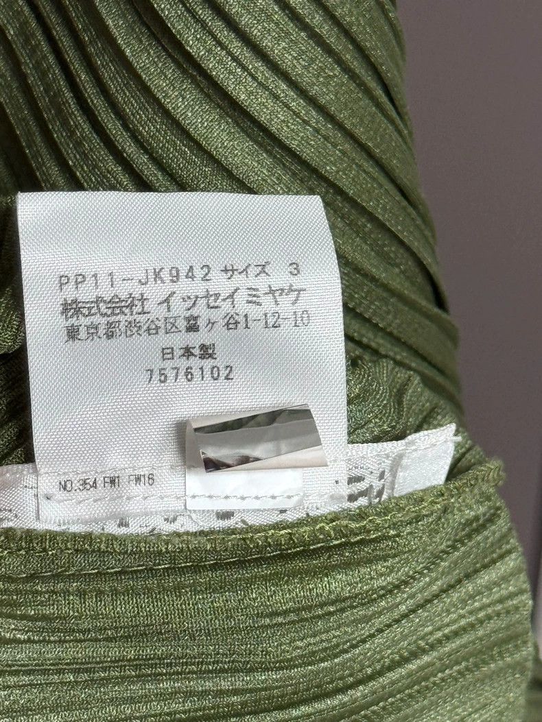 Issey Miyake Issey Miyake size:3 Green wavy horizontal stripe spring to Size S / US 4 / IT 40 - 4 Thumbnail
