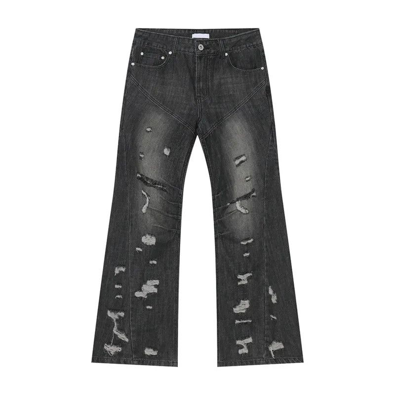 Jean Casual Wide Leg Black Jeans Size US 32 / EU 48 - 4 Thumbnail
