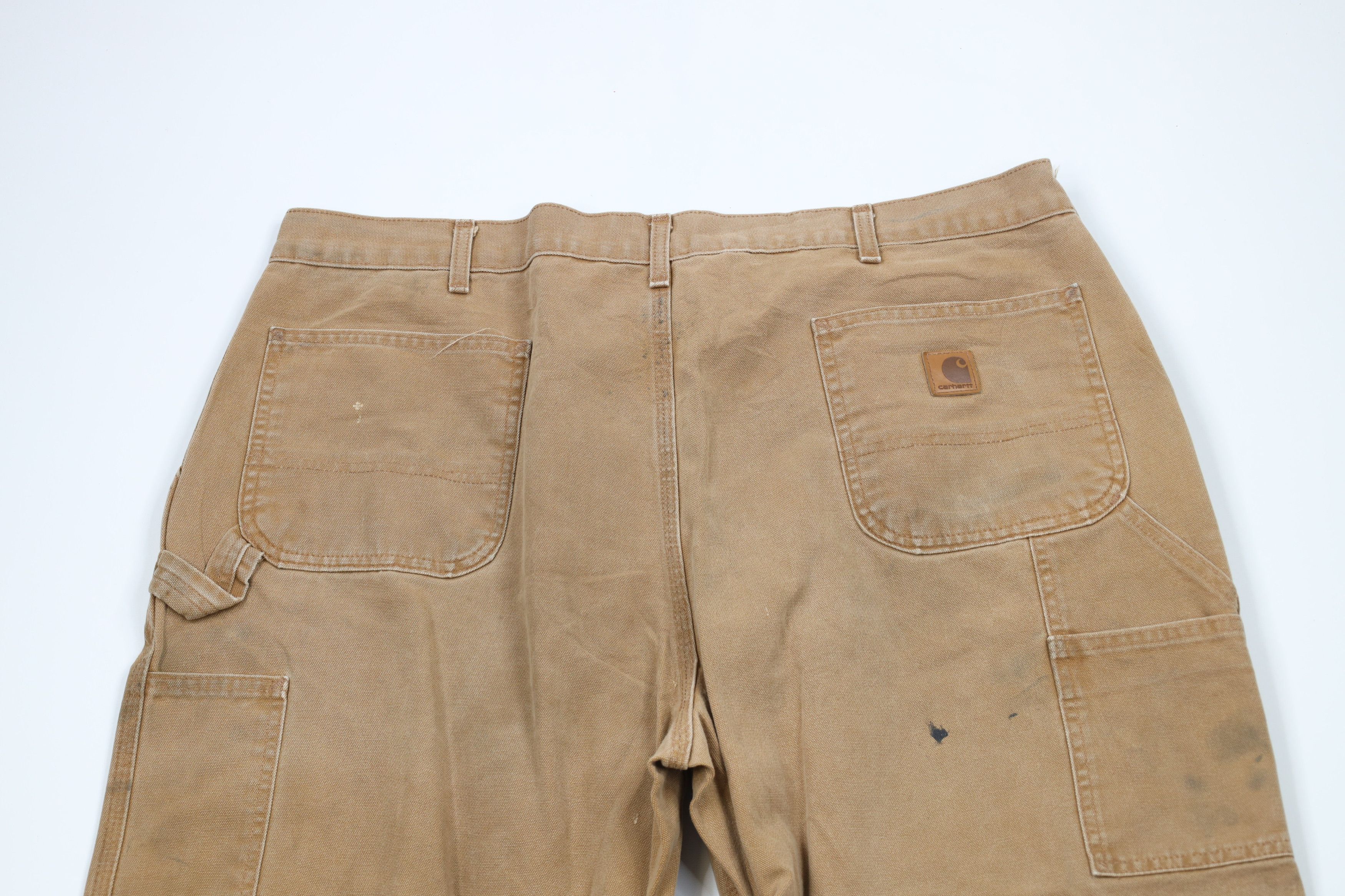 Carhartt × Vintage Vintage Carhartt Relaxed Fit Canvas Wide Leg Dungaree Pants Size US 42 / EU 58 - 11 Thumbnail