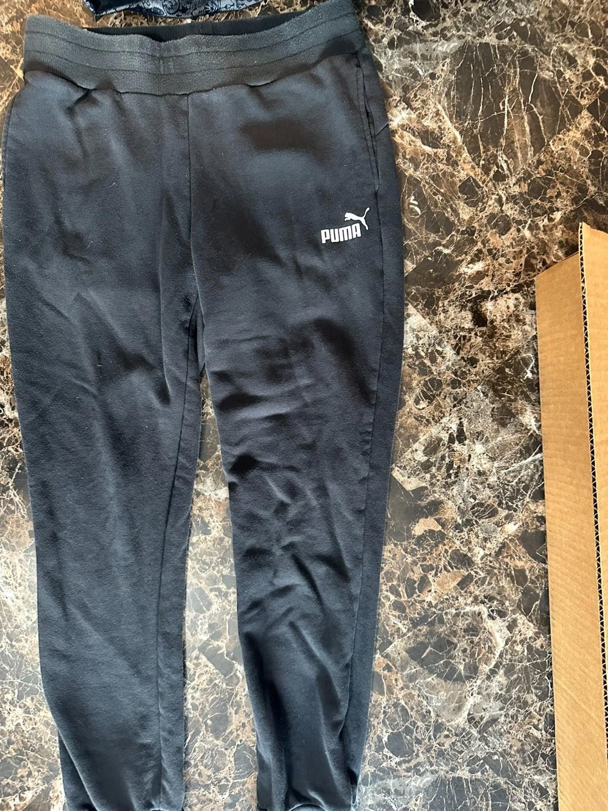 Puma black Puma sweatpants, men's medium Size US 32 / EU 48 - 1 Thumbnail
