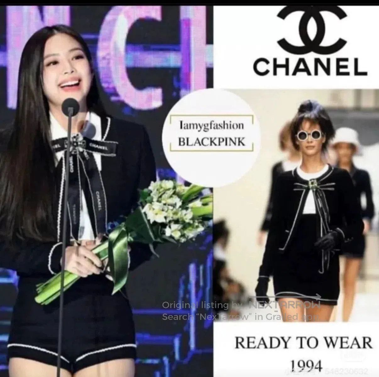 Chanel Chanel Vintage Women's Suit. Size M / US 6-8 / IT 42-44 - 3 Thumbnail
