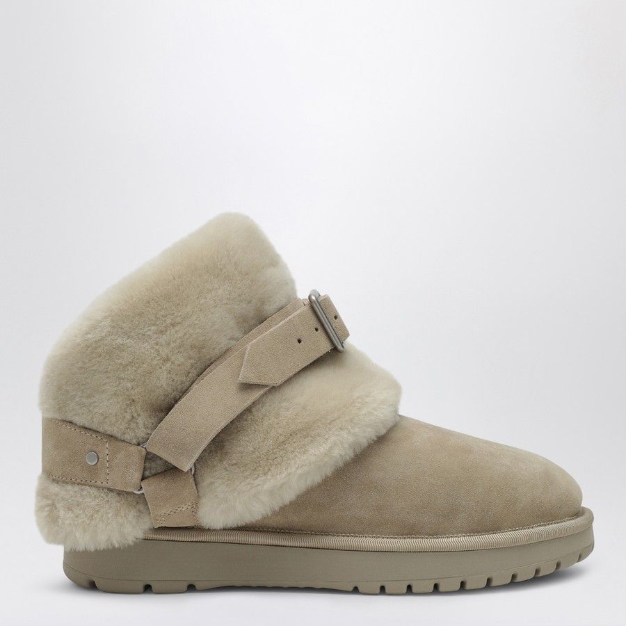 Burberry o1d2blof0824 Shearling Boots in Beige Size US 6 / IT 36 - 1 Thumbnail