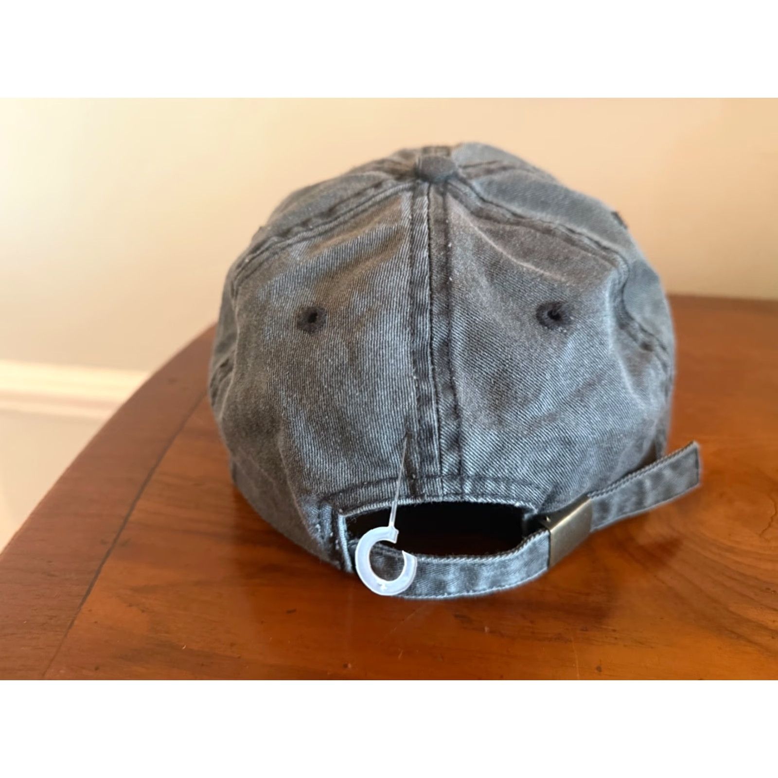 Vintage Bon Jovi Embroidered Patch Washed Black Trucker Cap Hat Black and Red Men One Size Black Hat Mens Cap Size ONE SIZE - 3 Thumbnail