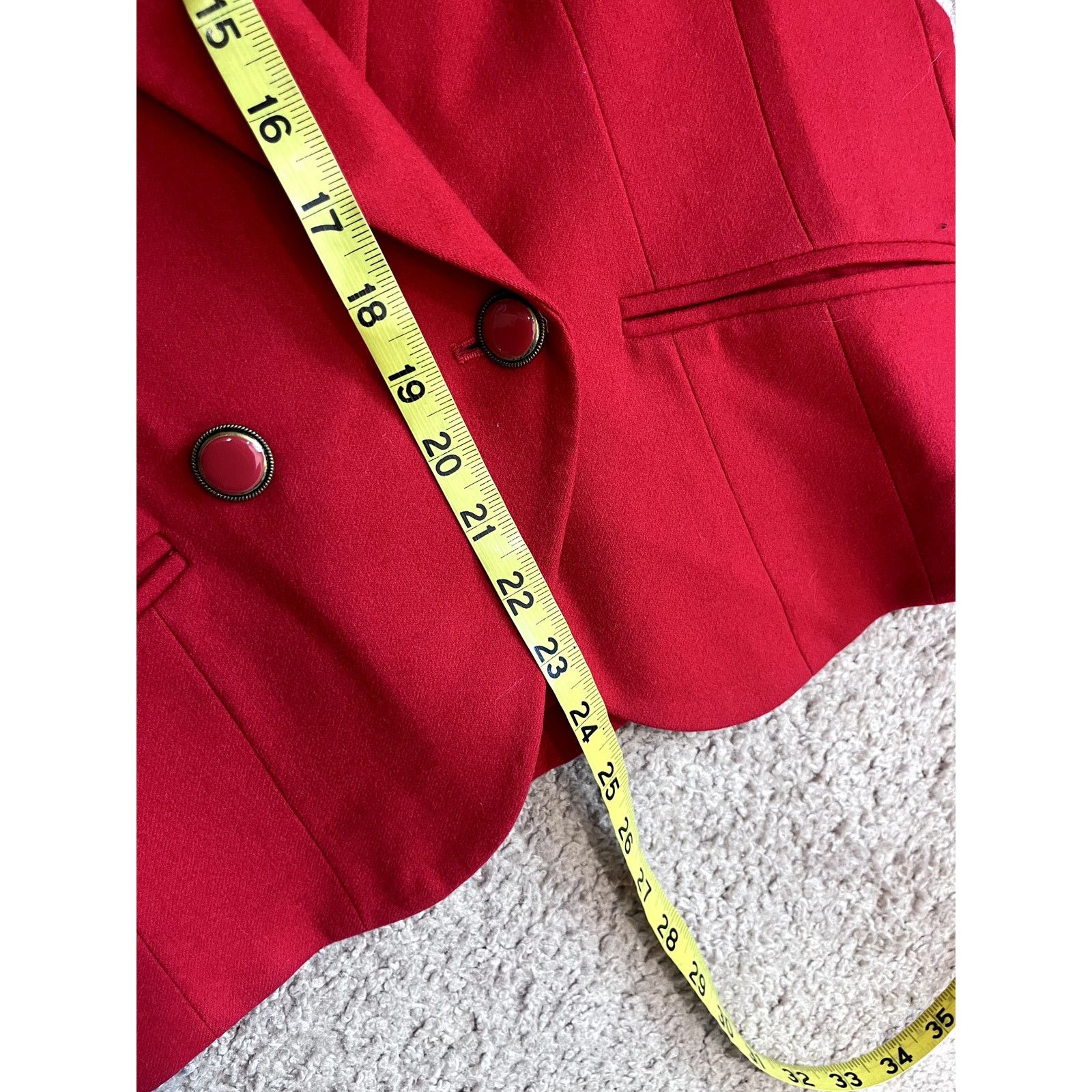 Pendleton Vintage Women's Red Wool Pendleton Blazer L Size L / US 10 / IT 46 - 5 Thumbnail