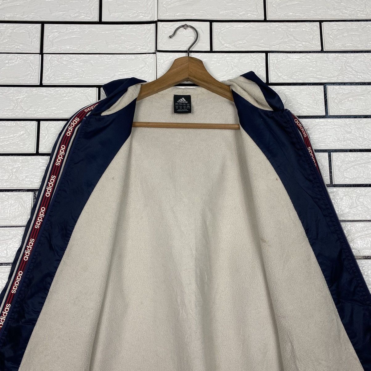 Adidas 📌Vintage Coach Long Jacket Adidas Big Logo Blanket Size US L / EU 52-54 / 3 - 16 Thumbnail