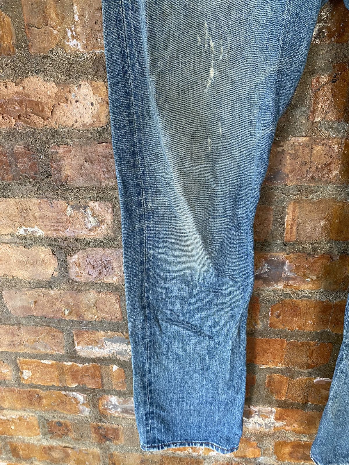 Lad Musician 2000s Nonactive Distressed Dirty Whisker selvedge denim Size US 31 - 8 Thumbnail