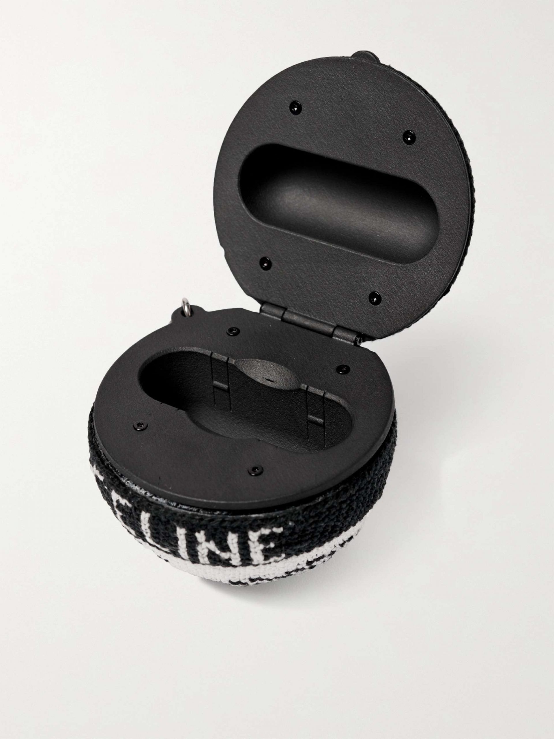 Celine o1bcso1str1024 Size: OS / Airpods Ball Cover in Black/White Size ONE SIZE - 2 Thumbnail