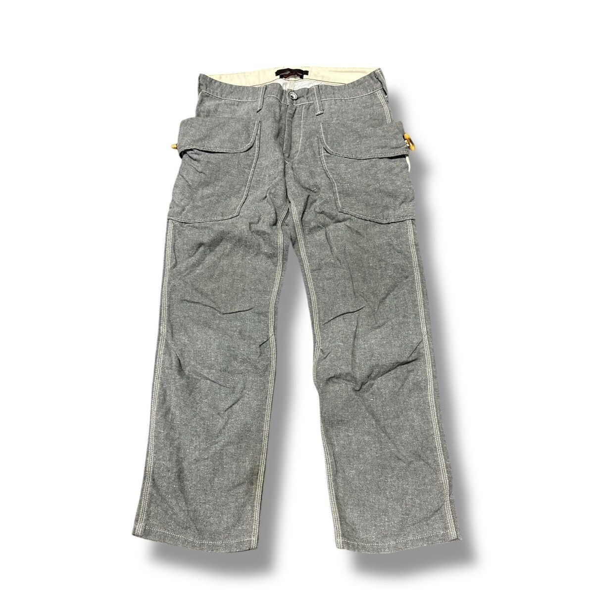 Blue Blue Japan × Japanese Brand Blue Way D pocket Kapital Style Pants Size US 33 - 1 Thumbnail
