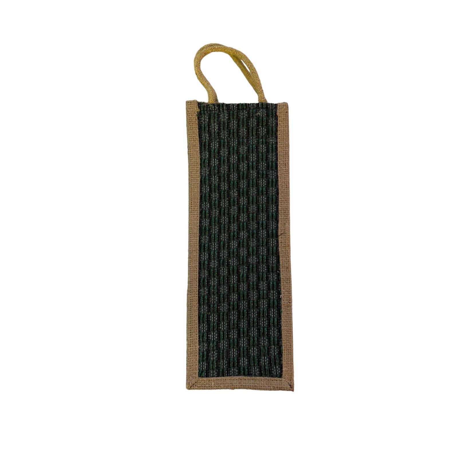 Handmade Jute Wine Bottle Bag, Gift Packaging bottle Gift Bag Size ONE SIZE - 1 Thumbnail