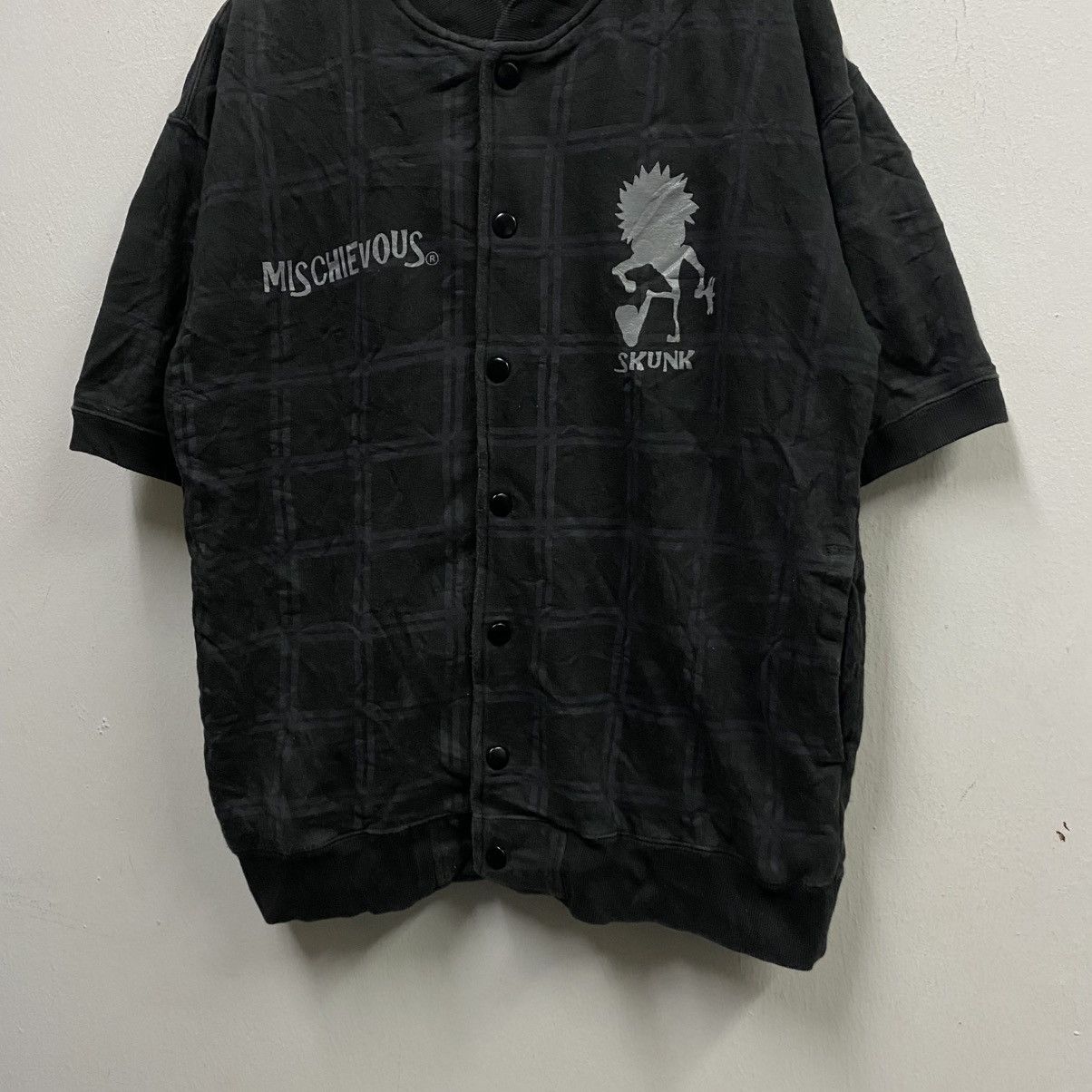 Seditionaries Rare Vintage 90s Mischievous Skunk Plaid Button Emi Nakayama Size US M / EU 48-50 / 2 - 4 Thumbnail