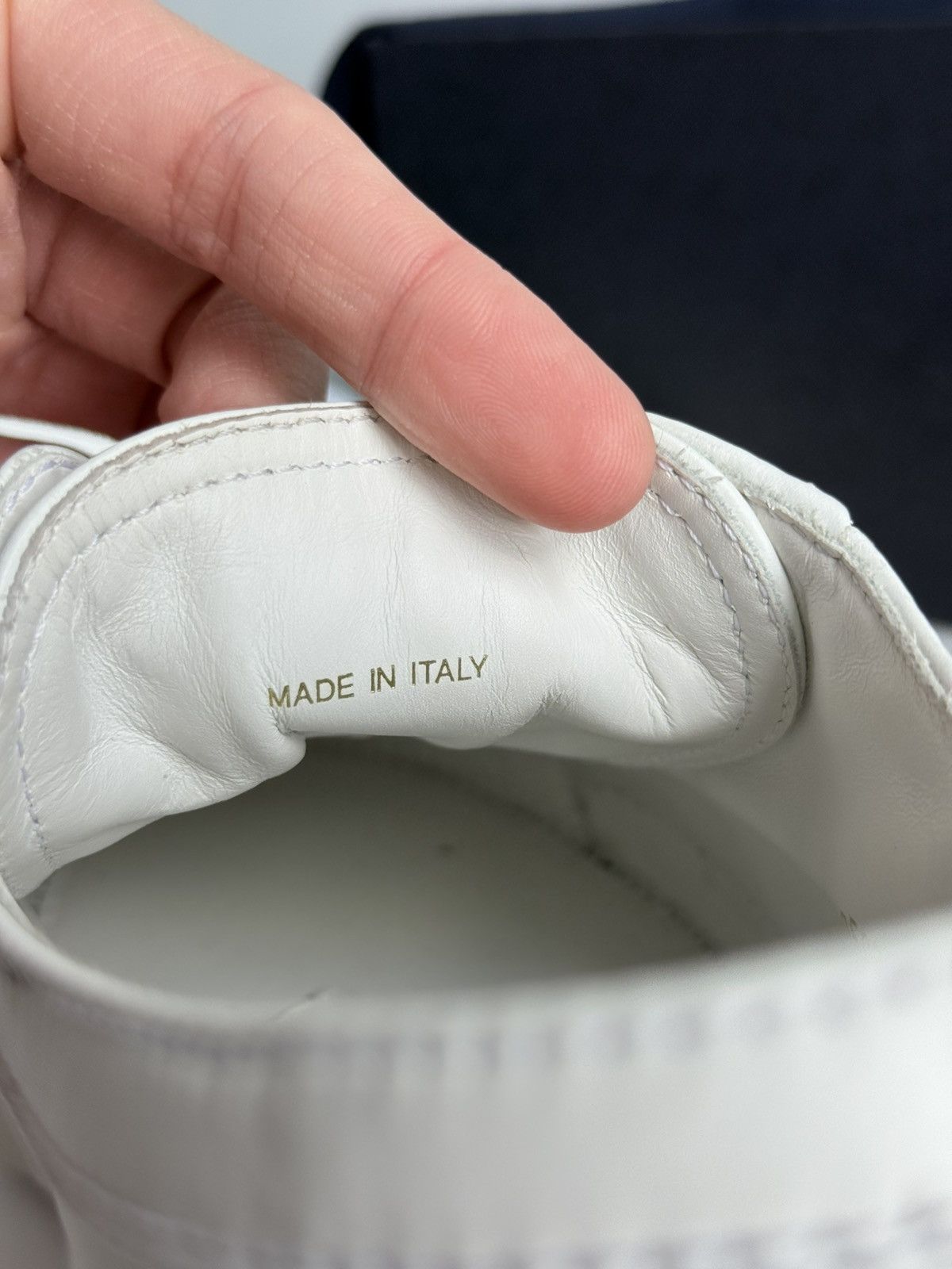 Prada Prada Cassetta Triangle Logo Low Top Sneakers White Leather Size US 11 / IT 41 - 14 Thumbnail