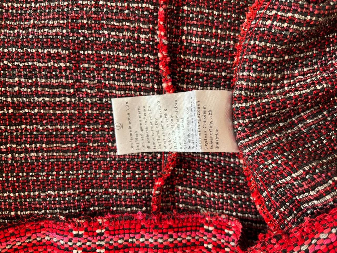 Other × Vintage Olla Pareg red knitted jacket with braid, coins and beads Size M / US 6-8 / IT 42-44 - 9 Thumbnail