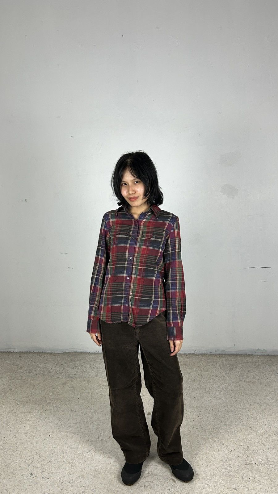 Lauren Ralph Lauren × Polo Ralph Lauren × Ralph Lauren Lauren Ralph Lauren Petite Flannel Shirt Size S / US 4 / IT 40 - 1 Thumbnail