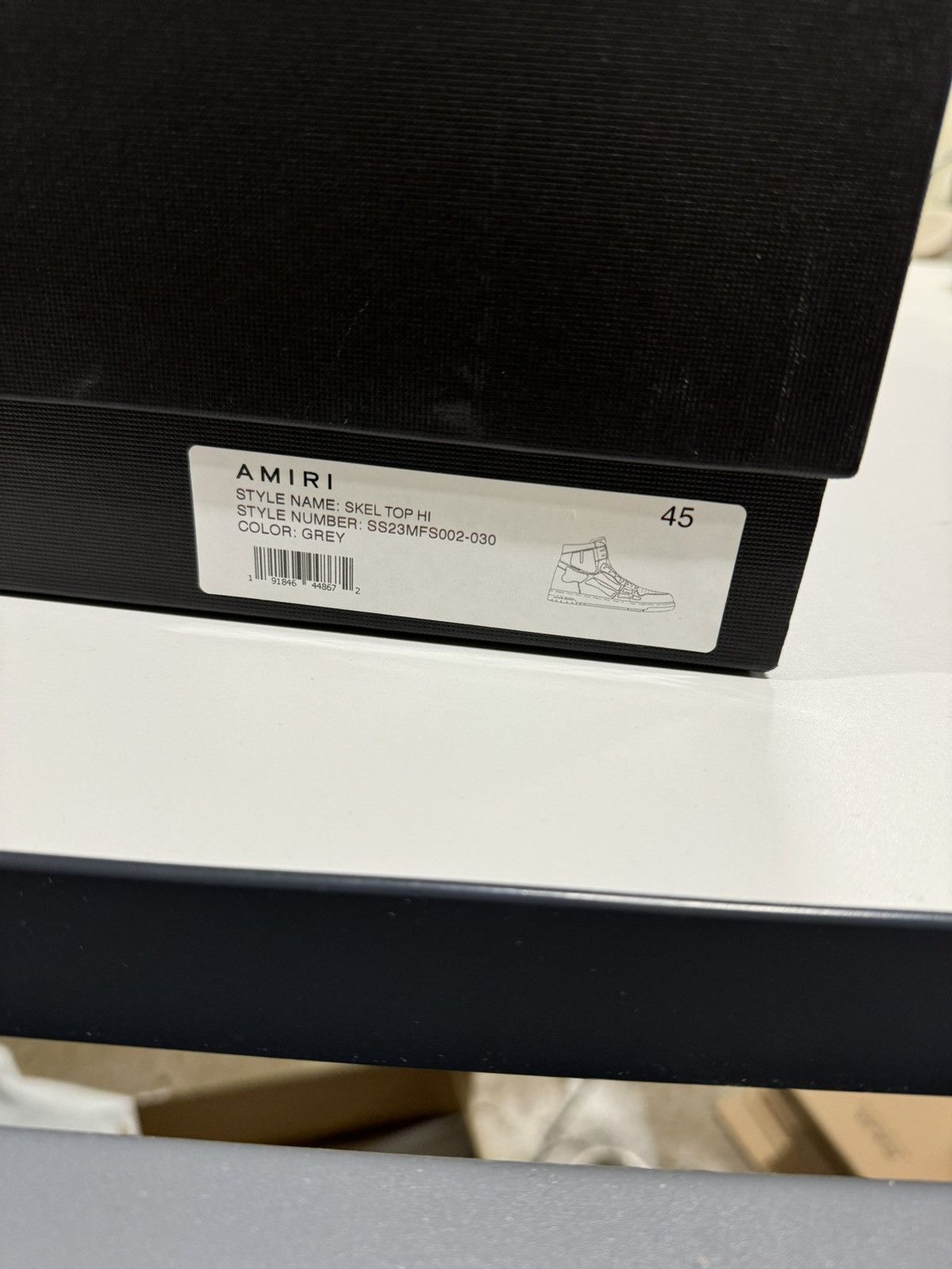 Amiri Amiri Skeleton High Top Sneaker NEW 790$ Size US 12 / EU 45 - 8 Thumbnail