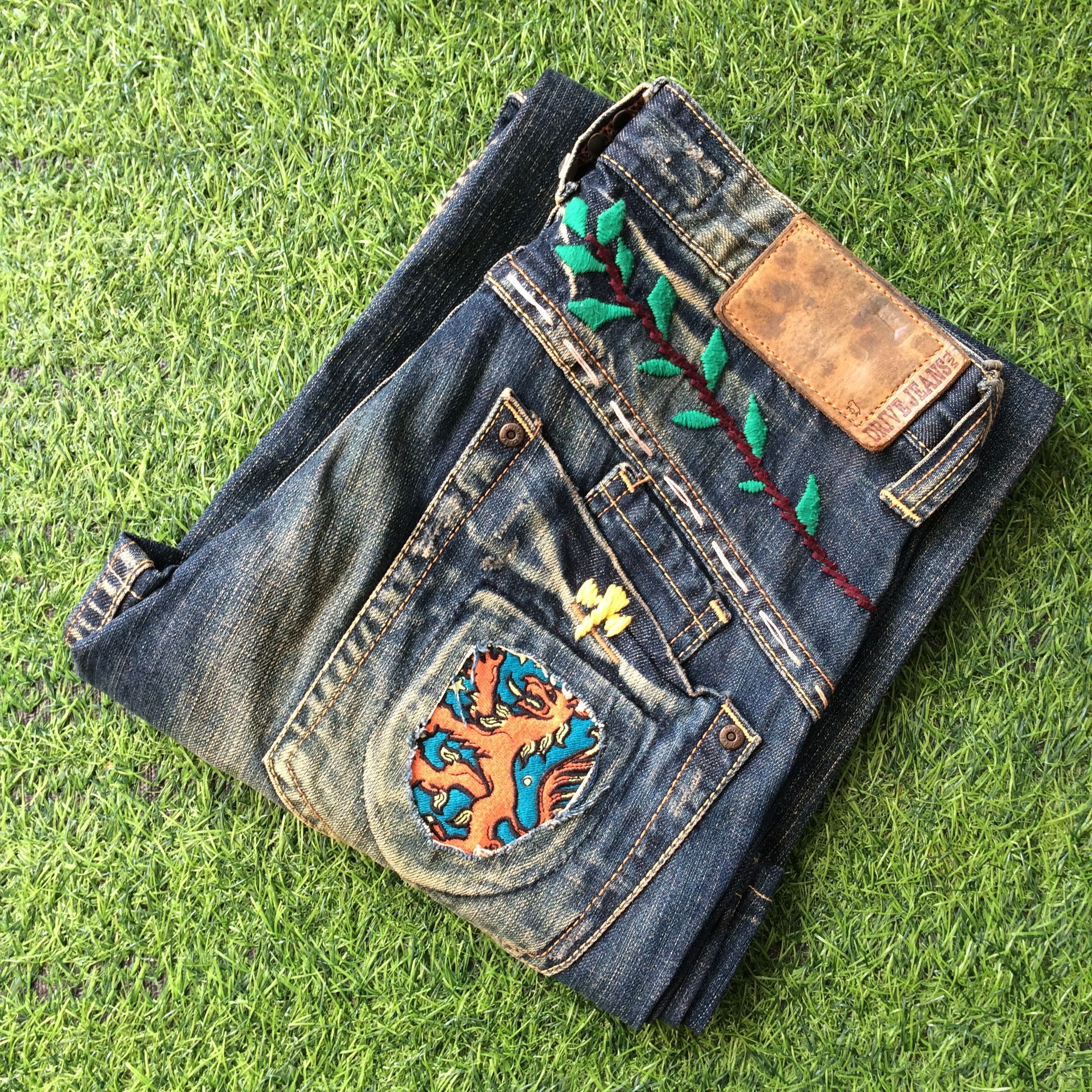 Japanese Brand Harajuku Low Waist Flared Wide Leg Jeans #D-505 Size 25" / US 0 / IT 36 - 9 Thumbnail